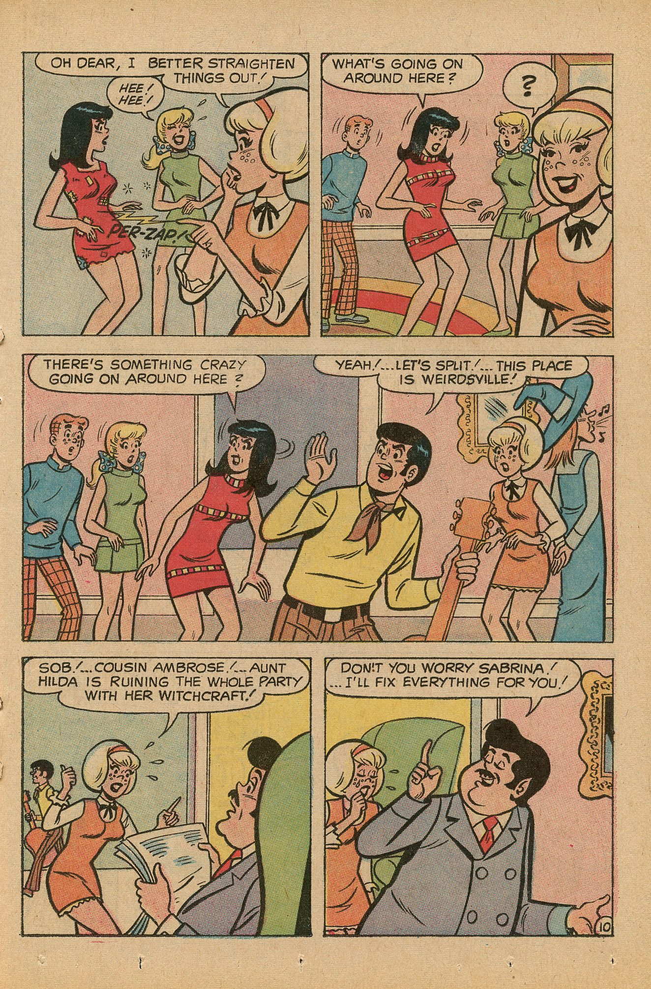 Read online Archie's TV Laugh-Out comic -  Issue #1 - 13