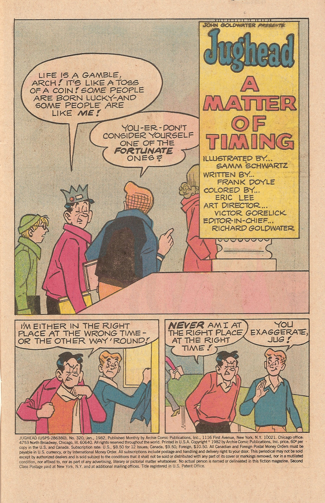 Read online Jughead (1965) comic -  Issue #320 - 3