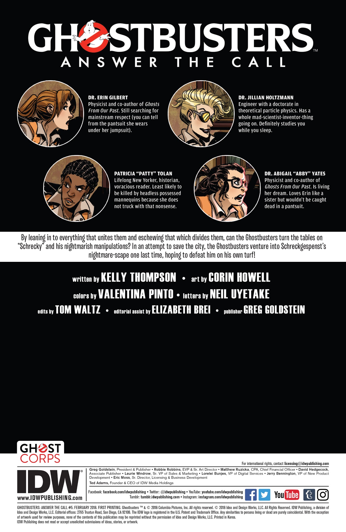 Read online Ghostbusters: Answer the Call comic -  Issue #5 - 2