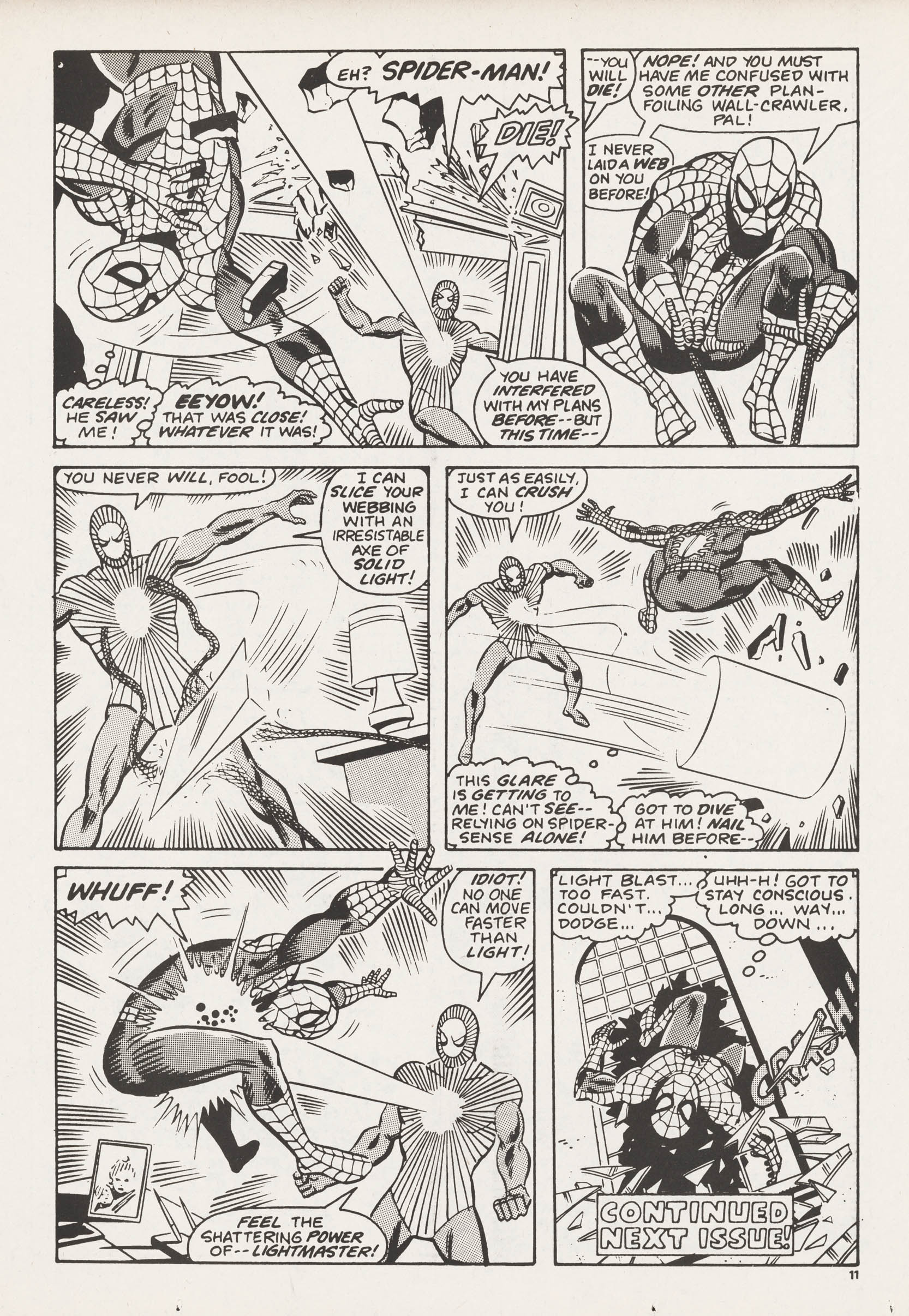 Read online Super Spider-Man and Captain Britain comic -  Issue #233 - 11