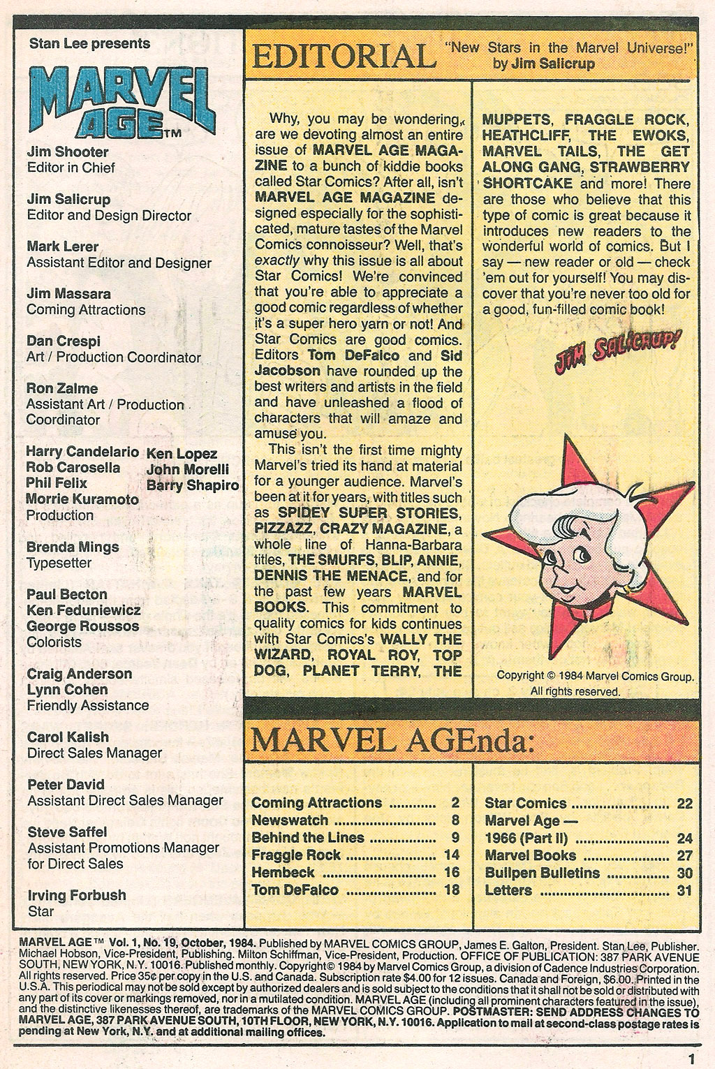 Read online Marvel Age comic -  Issue #19 - 3