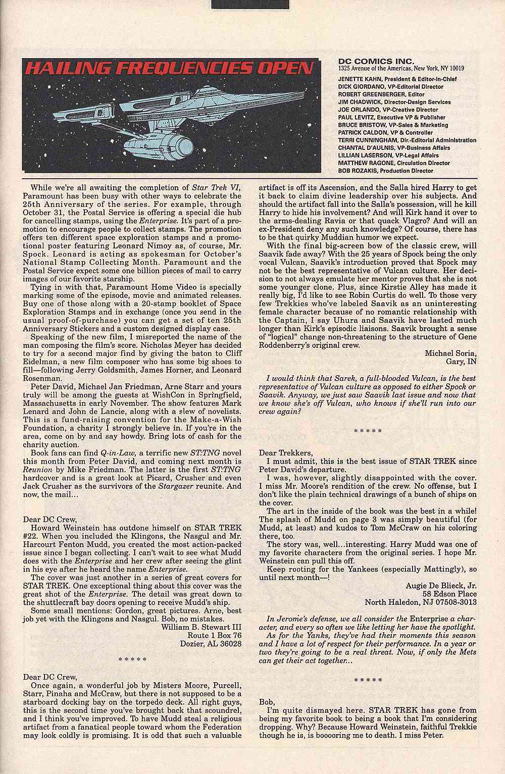 Read online Star Trek (1989) comic -  Issue #26 - 25