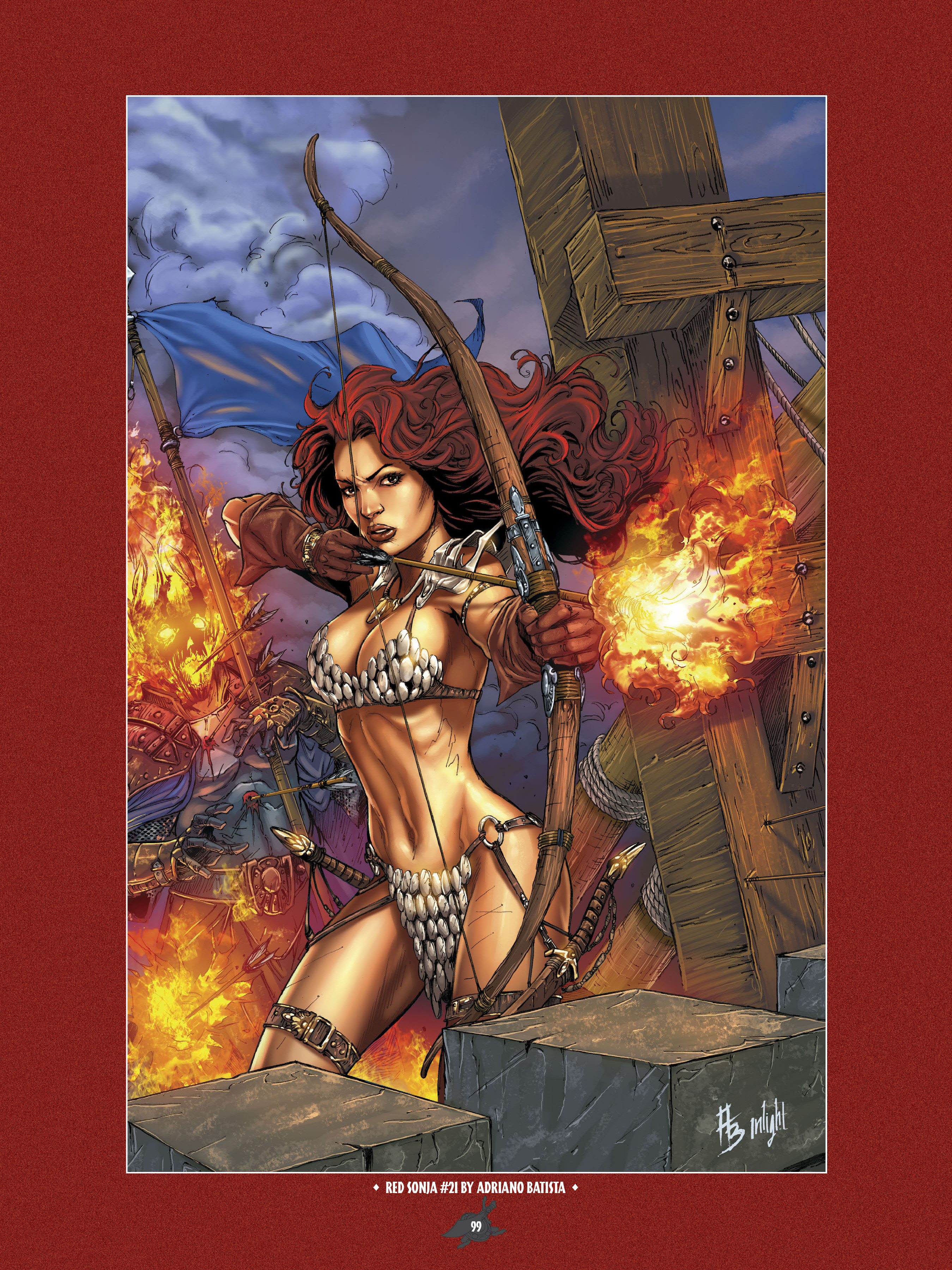 Read online The Art of Red Sonja comic -  Issue # TPB 1 (Part 1) - 98