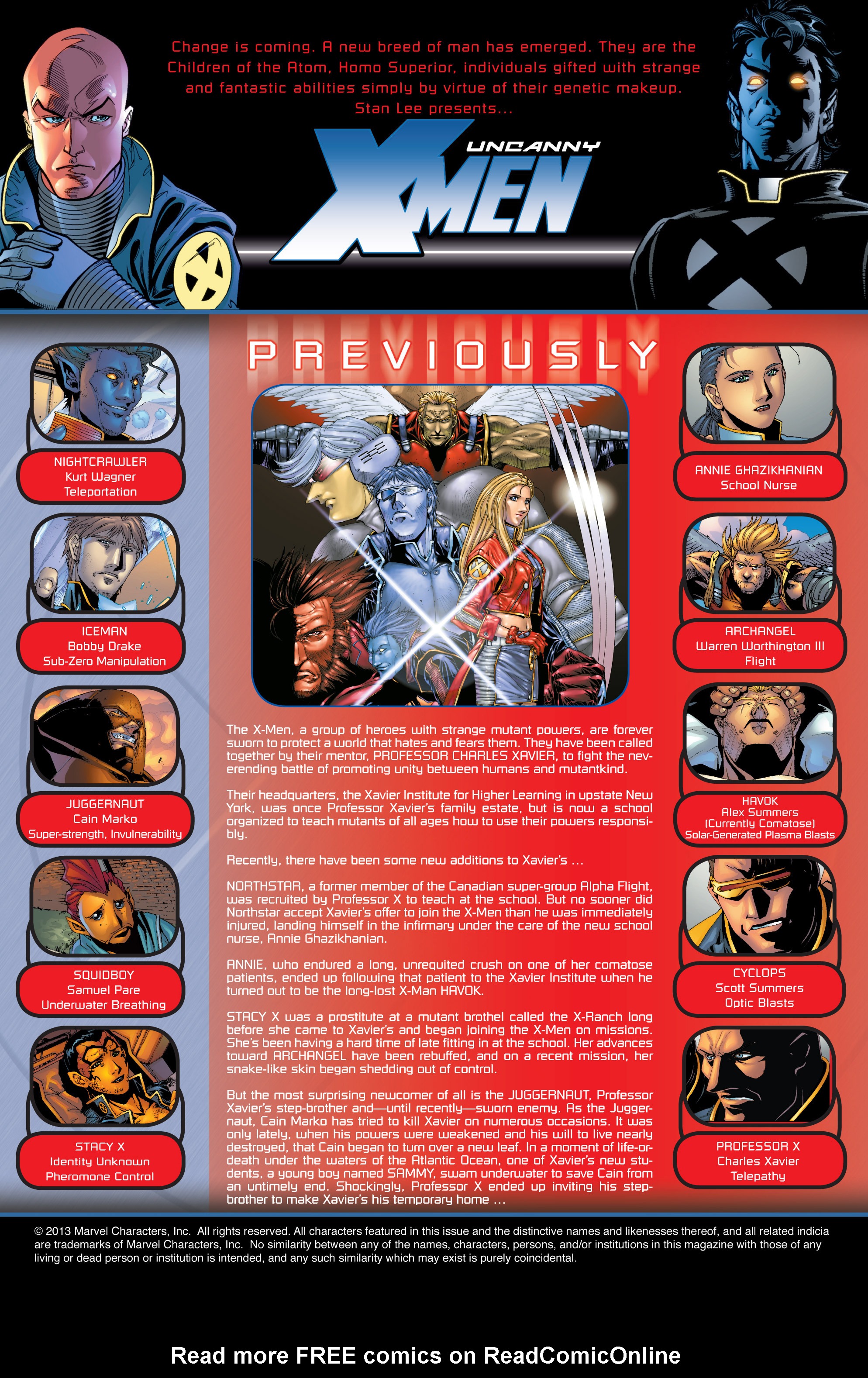 Read online Uncanny X-Men (1963) comic -  Issue #416 - 2