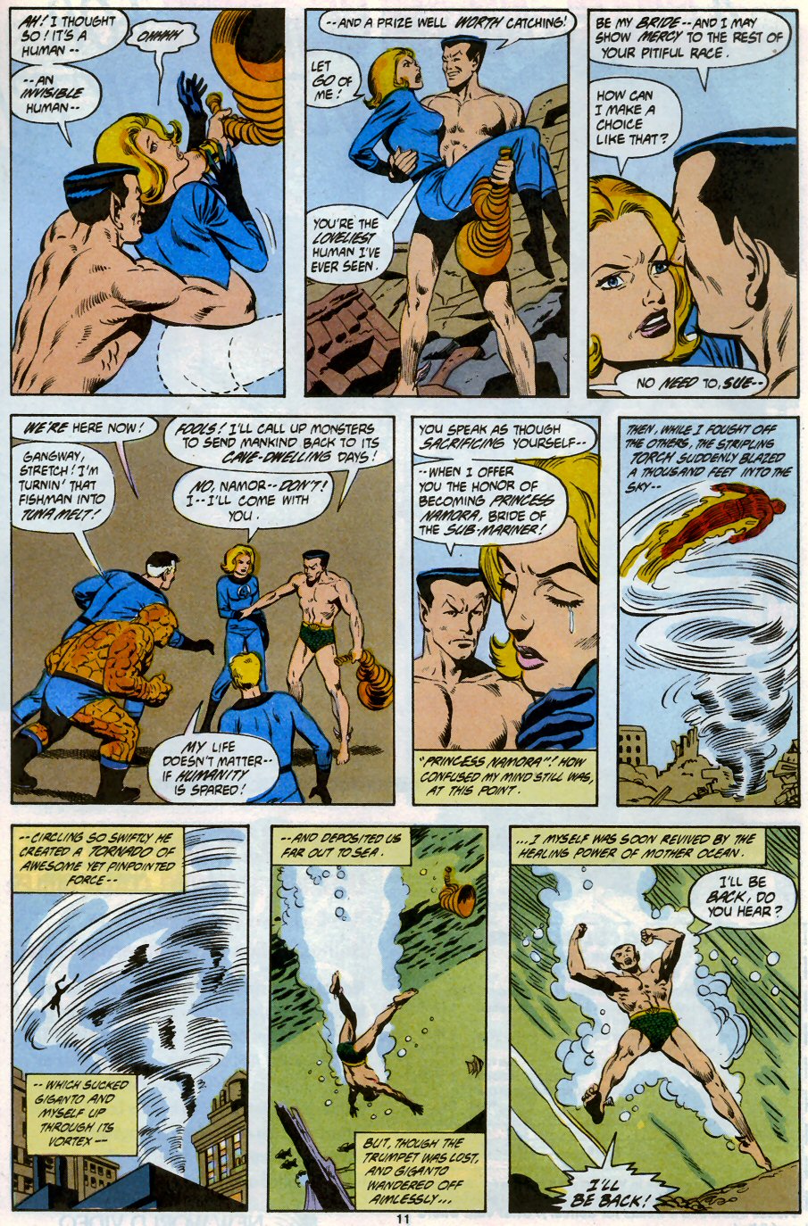 Read online Saga of the Sub-Mariner comic -  Issue #7 - 9