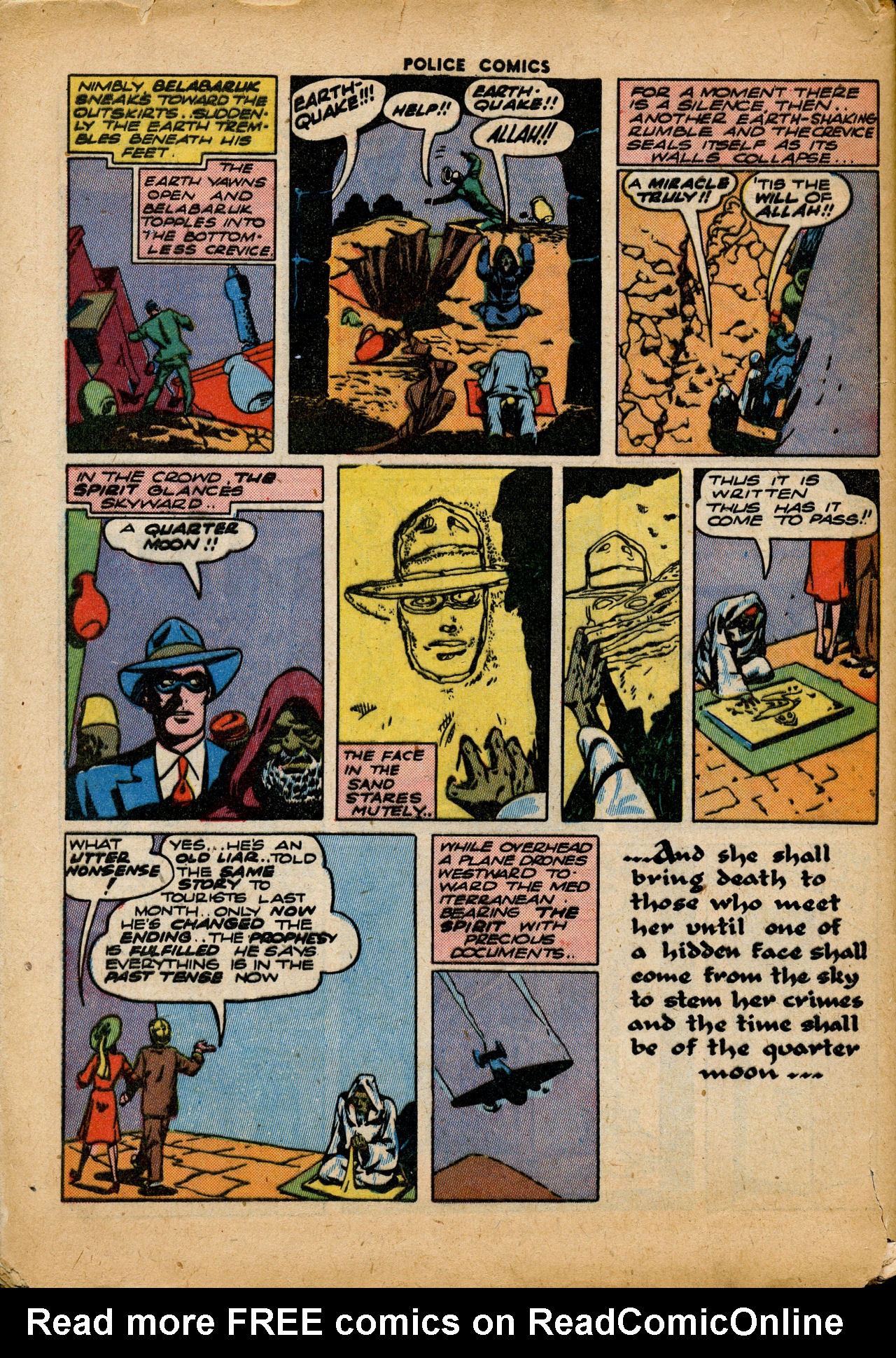 Read online Police Comics comic -  Issue #41 - 58