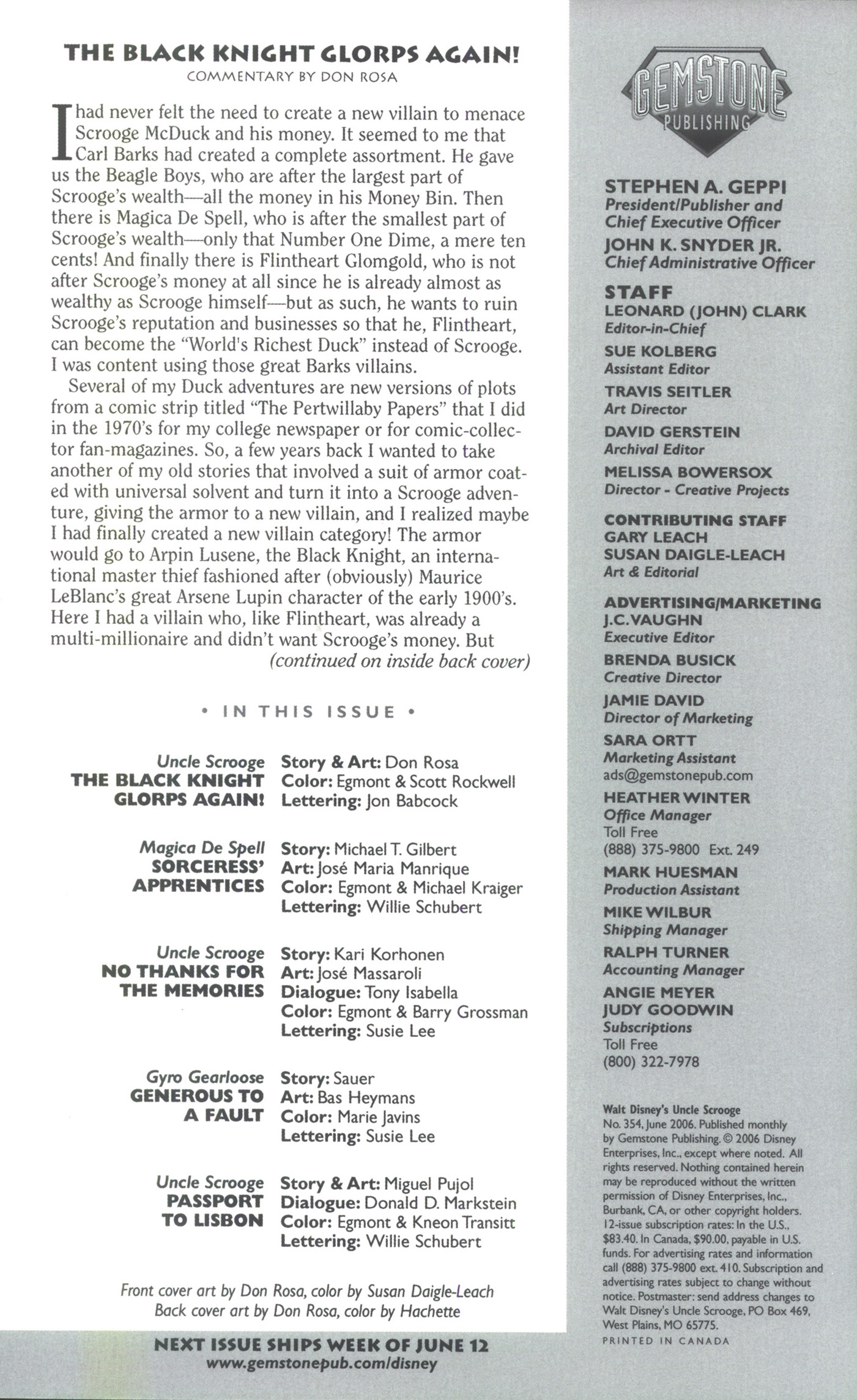 Read online Uncle Scrooge (1953) comic -  Issue #354 - 2