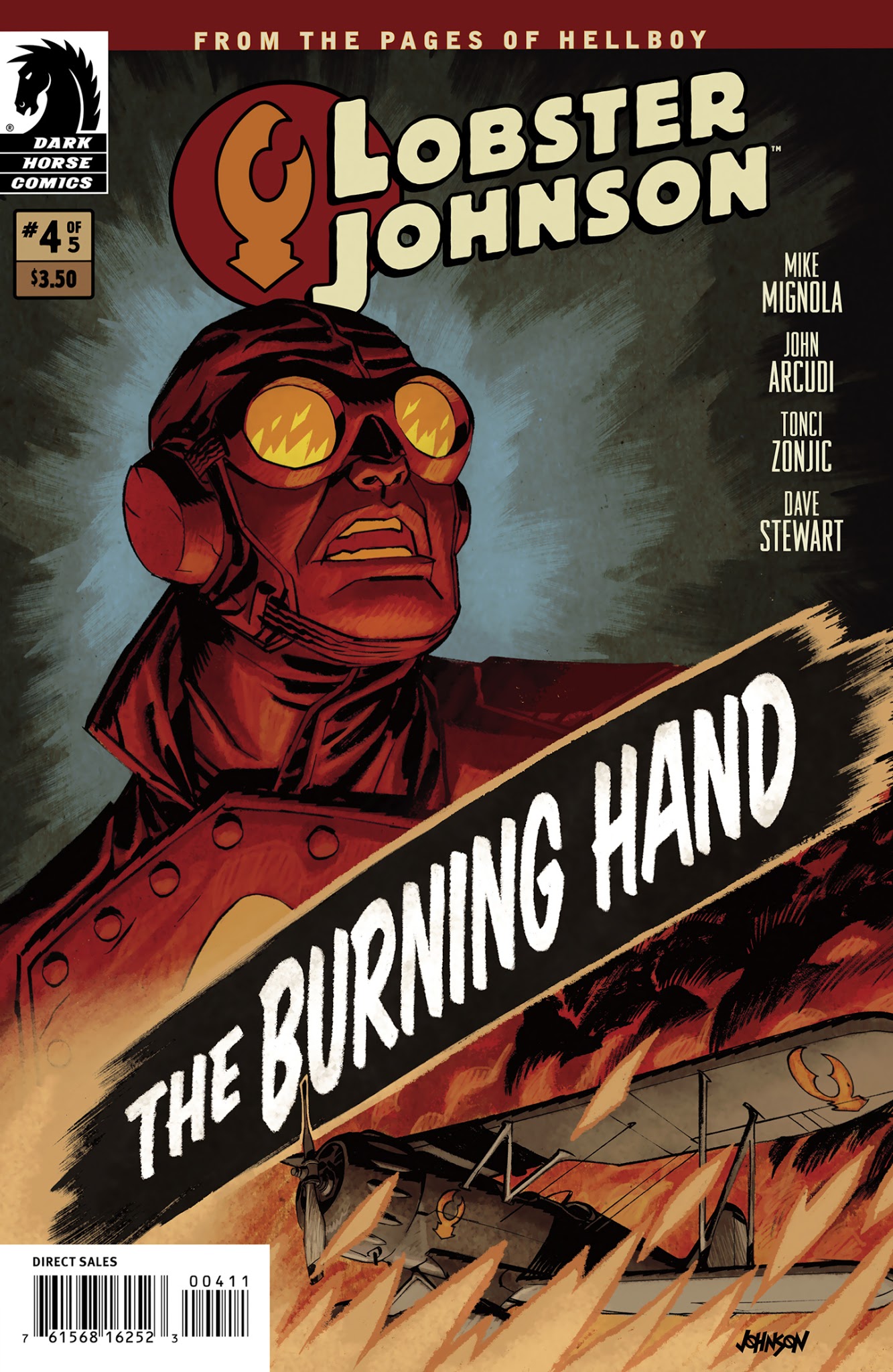 Read online Lobster Johnson: The Burning Hand comic -  Issue #4 - 1
