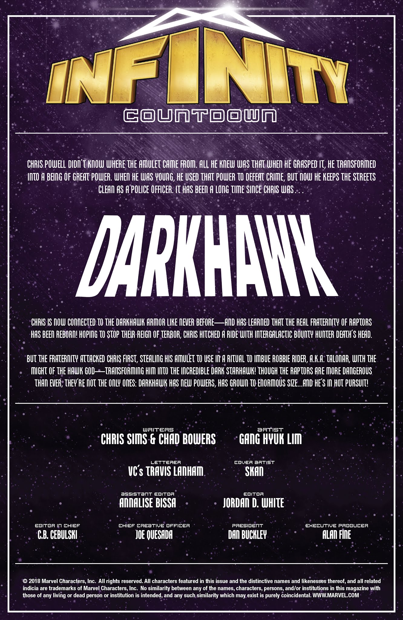Read online Infinity Countdown: Darkhawk comic -  Issue #4 - 2