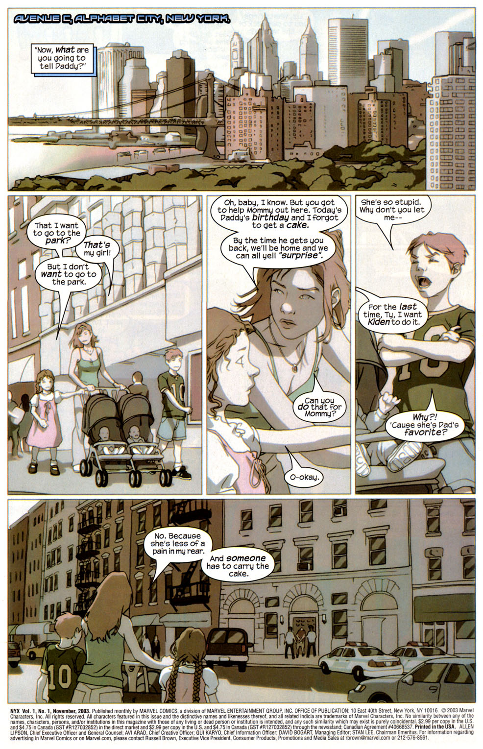 Read online NYX comic -  Issue #1 - 2