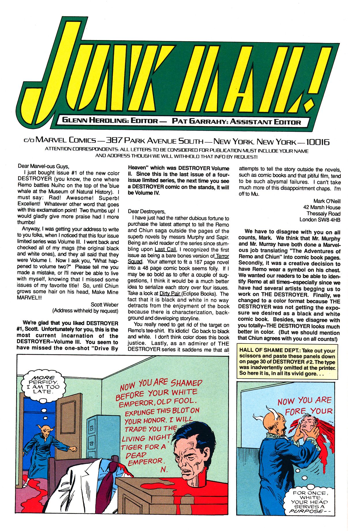 Read online The Destroyer (1991) comic -  Issue #4 - 44