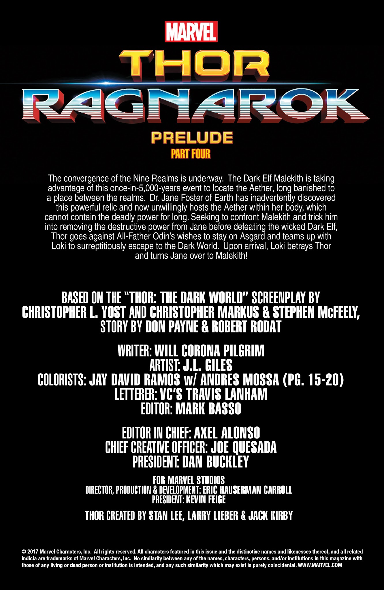 Read online Marvel's Thor: Ragnarok Prelude comic -  Issue #4 - 2