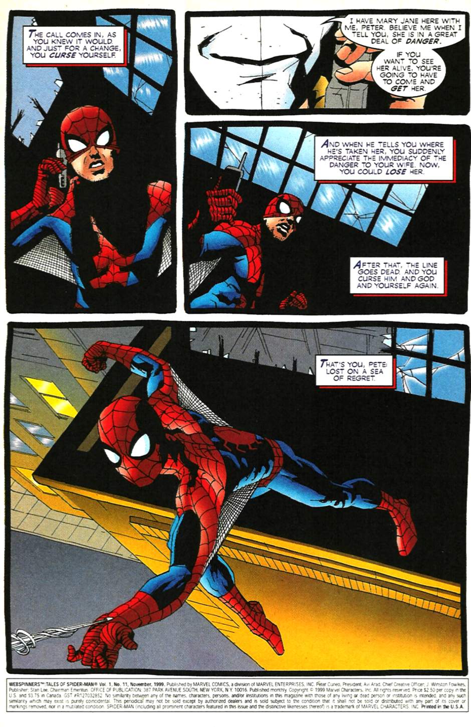 Read online Webspinners: Tales of Spider-Man comic -  Issue #11 - 2