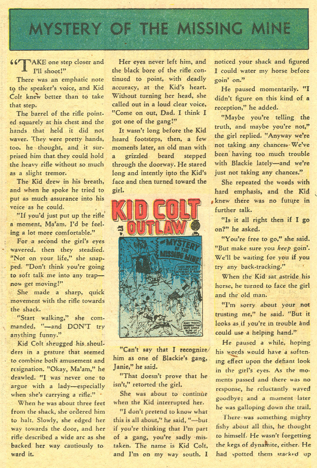 Read online Kid Colt Outlaw comic -  Issue #5 - 20