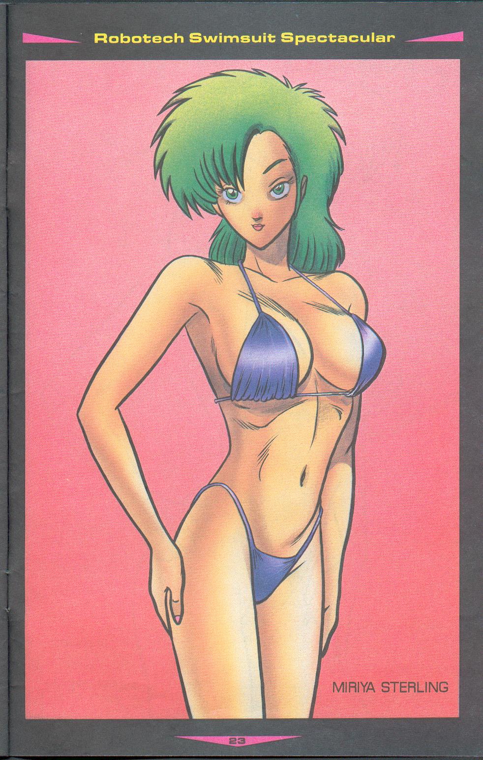 Read online Robotech II: The Sentinels comic -  Issue # _Swimsuit Spectacular 1 - 24