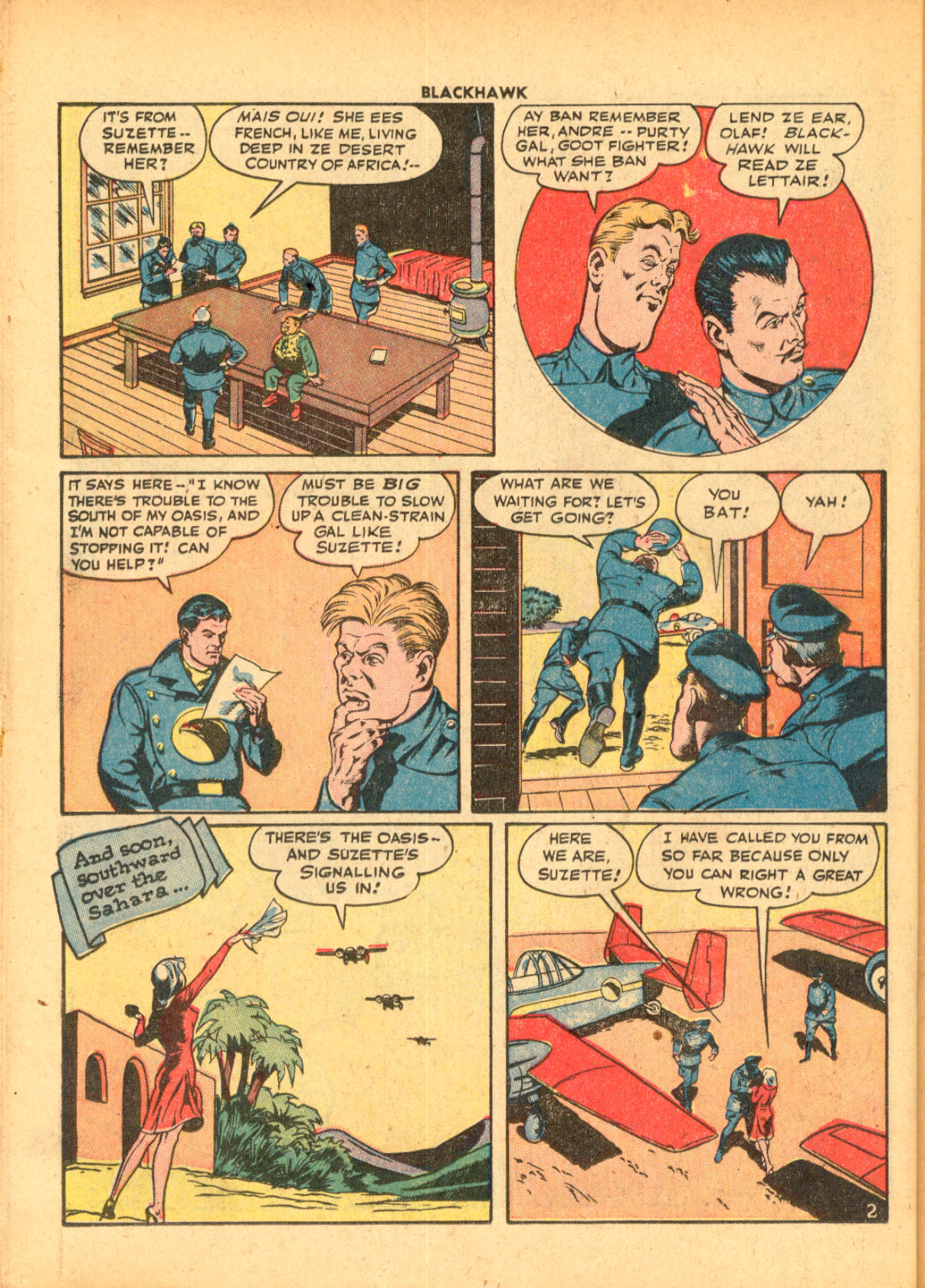 Read online Blackhawk (1957) comic -  Issue #10 - 38
