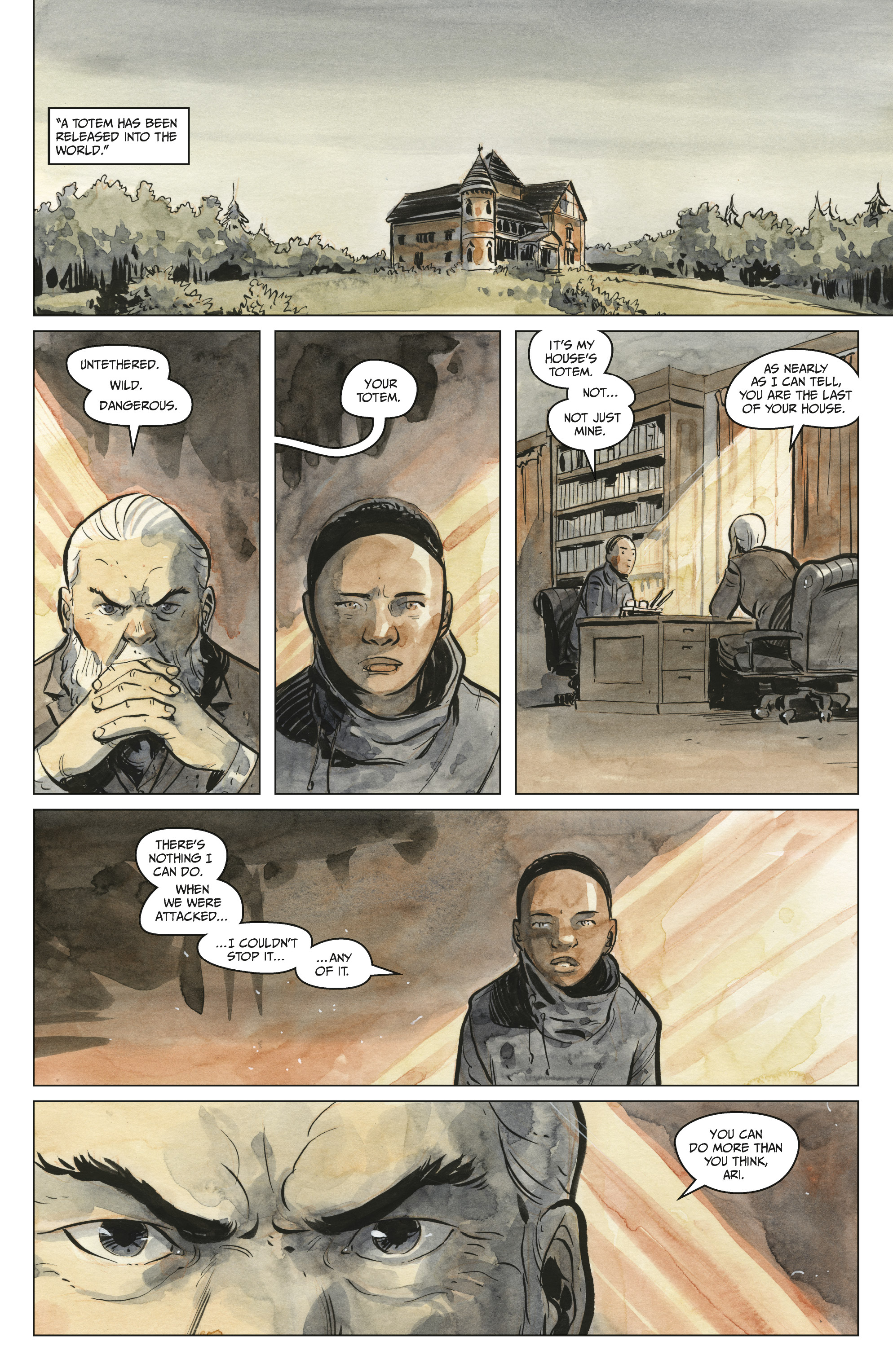Read online Manor Black comic -  Issue #3 - 3