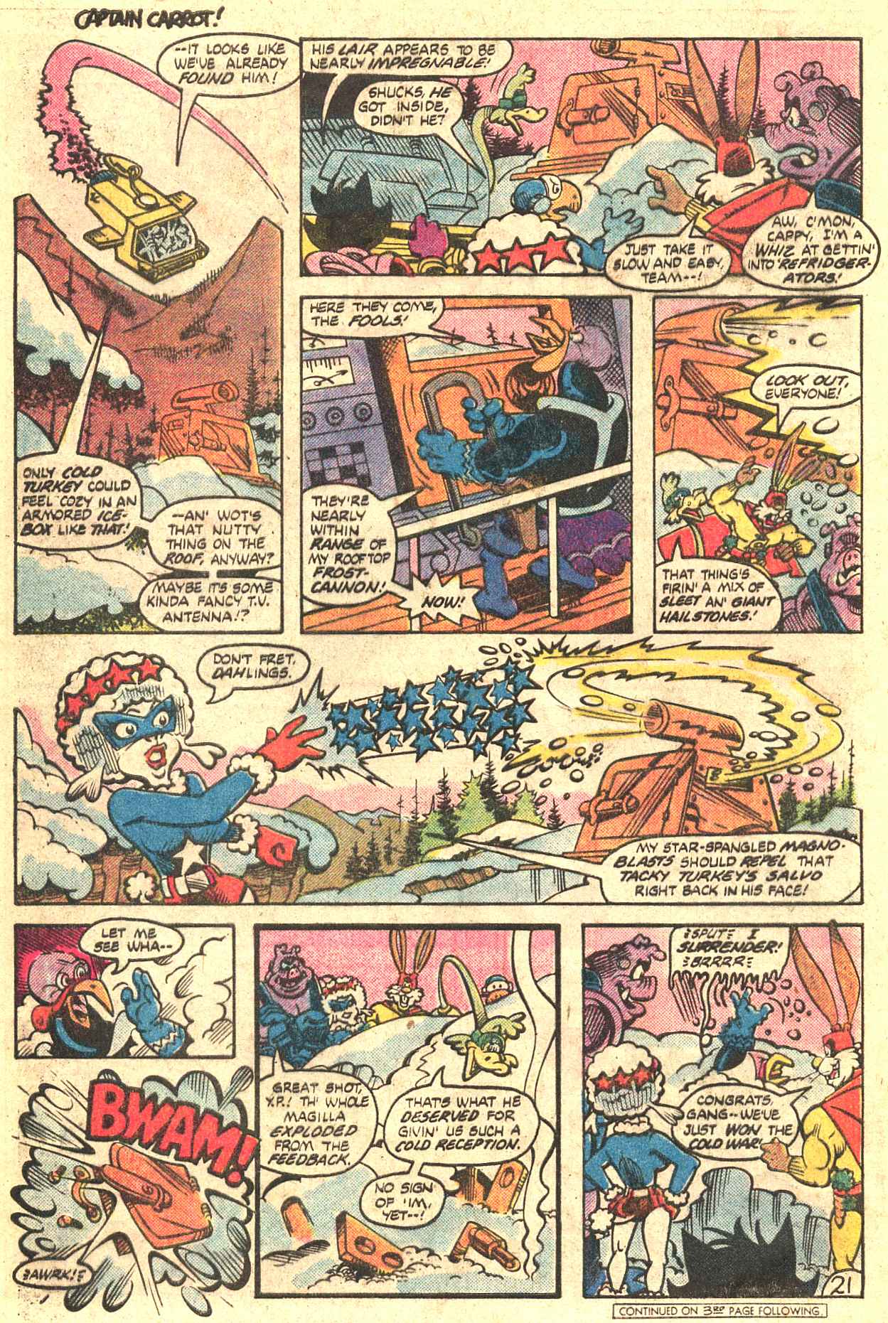 Read online Captain Carrot and His Amazing Zoo Crew! comic -  Issue #13 - 22