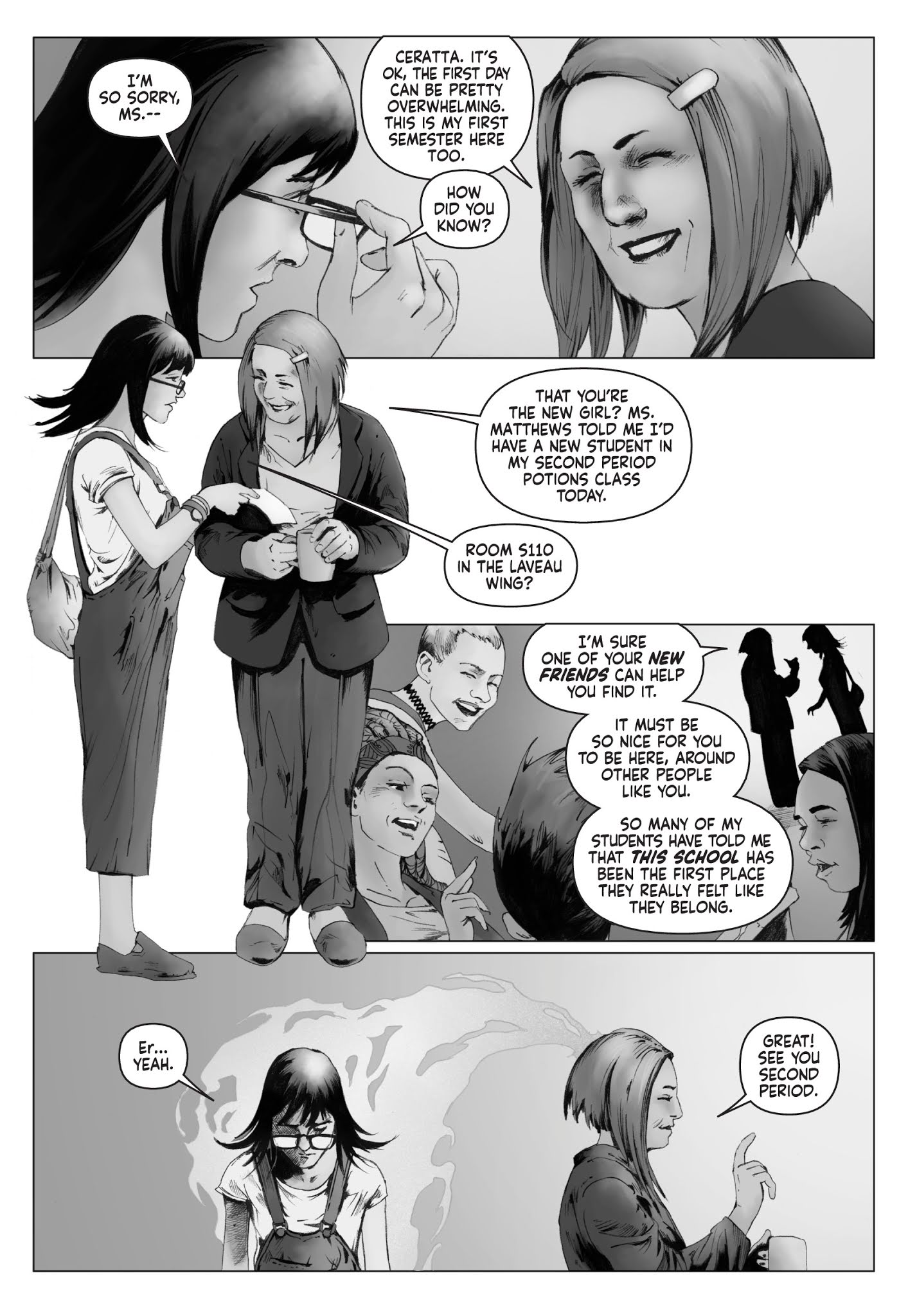 Read online Charmed: Magic School comic -  Issue # TPB - 22