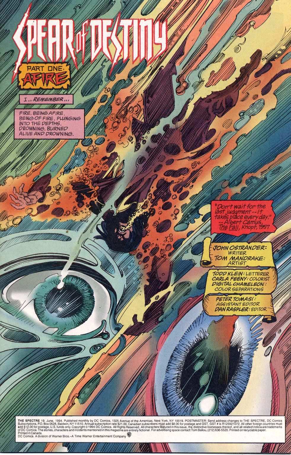 Read online The Spectre (1992) comic -  Issue #19 - 2