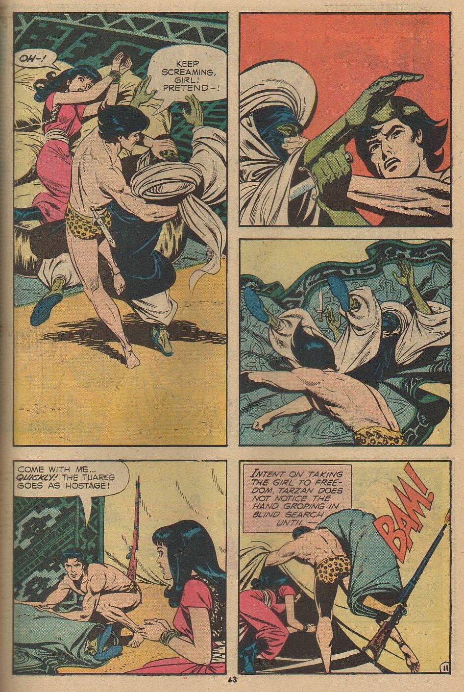 Read online Tarzan (1972) comic -  Issue #230 - 38