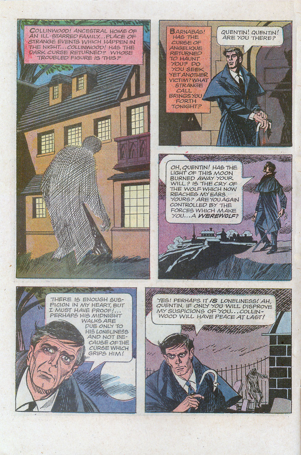 Read online Dark Shadows (1969) comic -  Issue #6 - 6