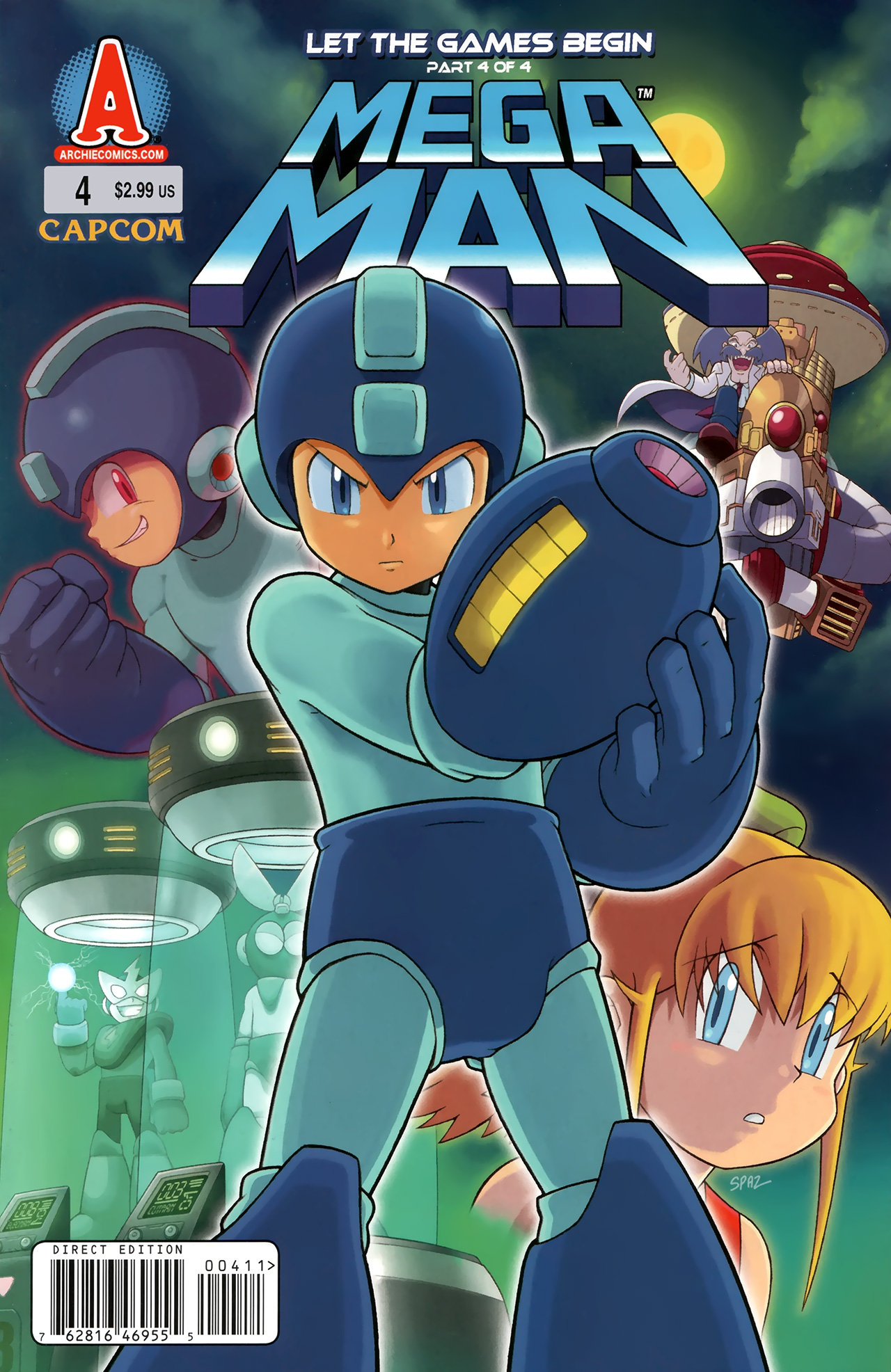 Read online Mega Man comic -  Issue #4 - 1