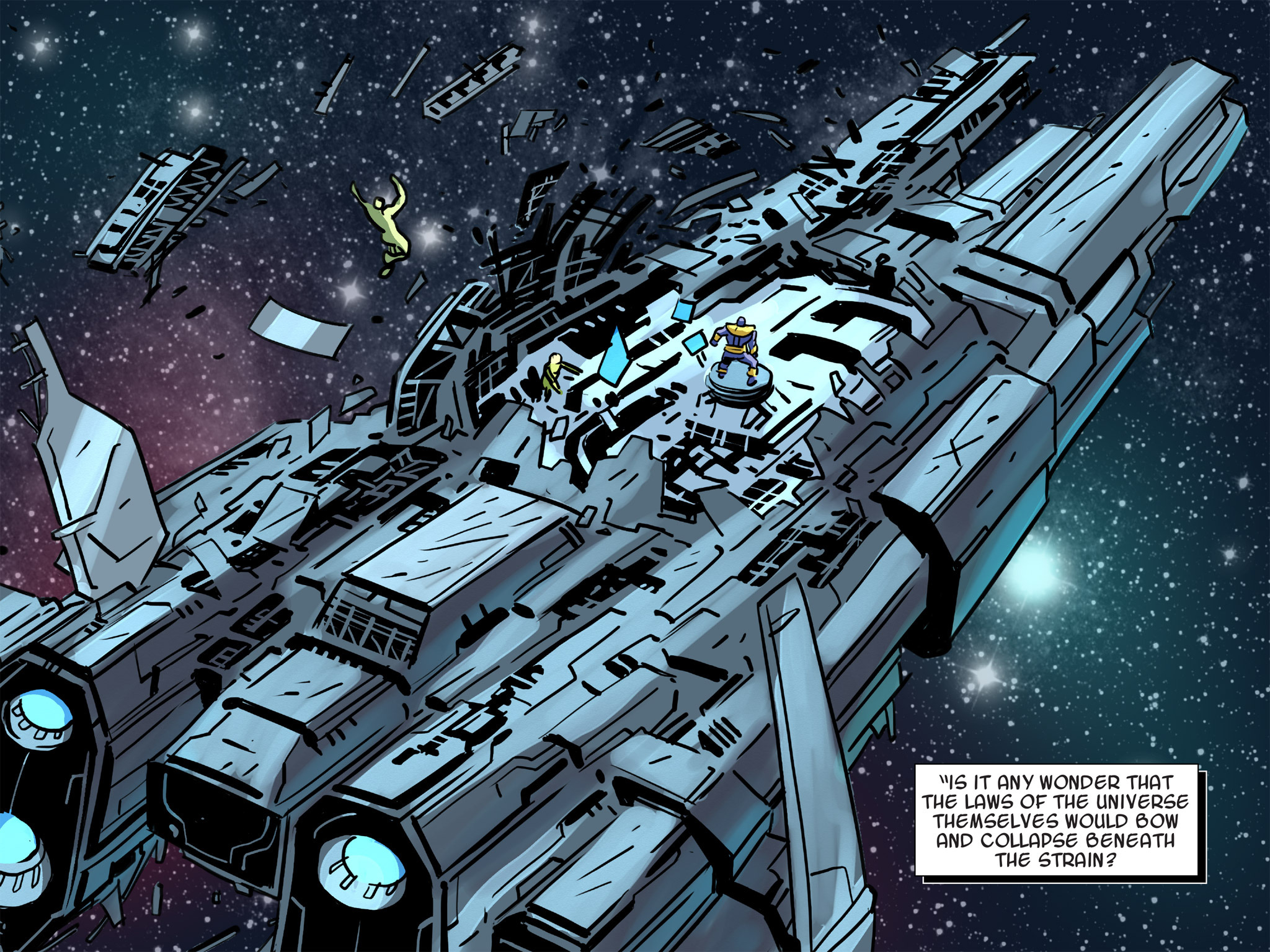 Read online Thanos: A God Up There Listening comic -  Issue # TPB - 149