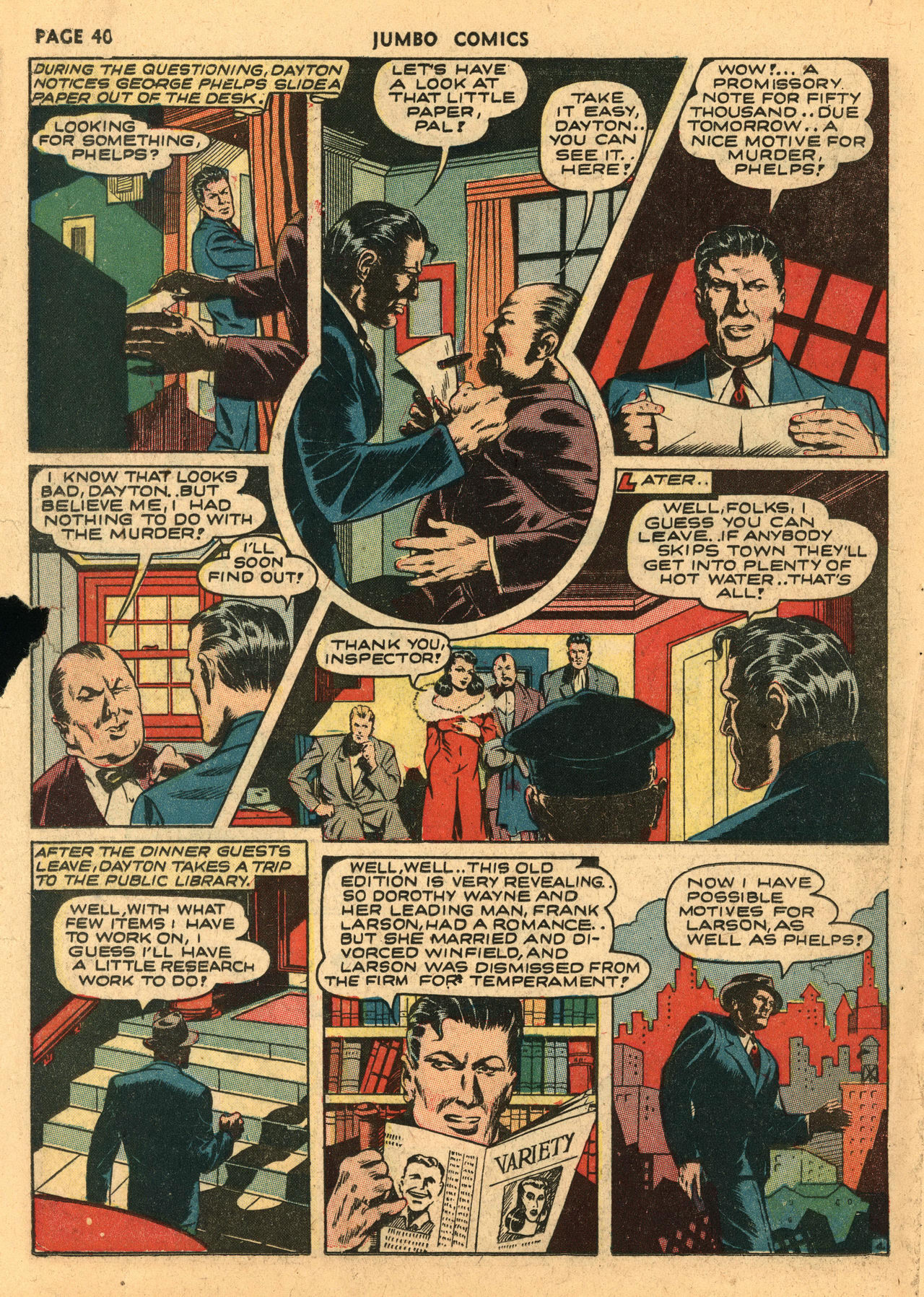 Read online Jumbo Comics comic -  Issue #40 - 42