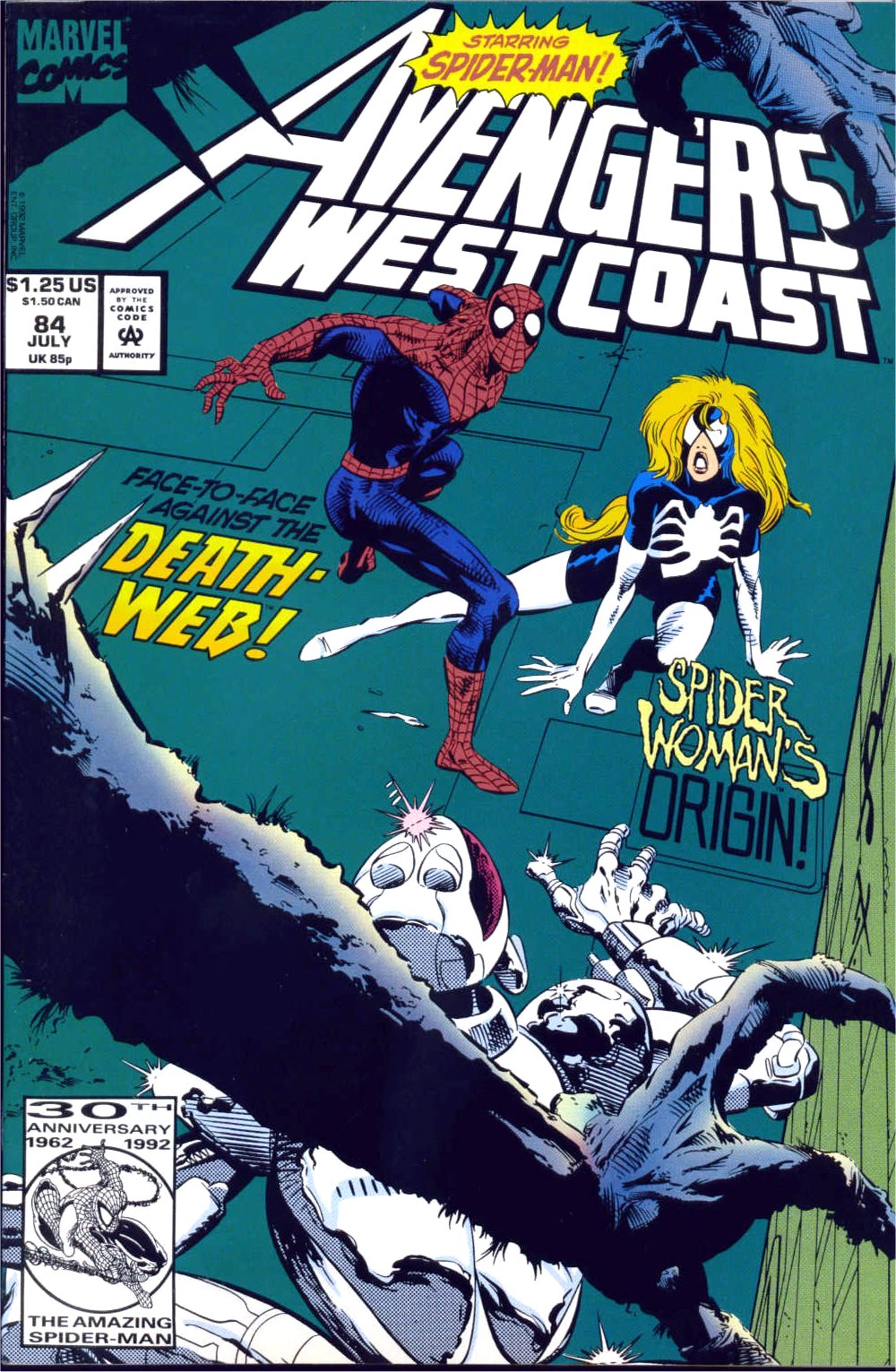 Read online Avengers West Coast (1989) comic -  Issue #84 - 1