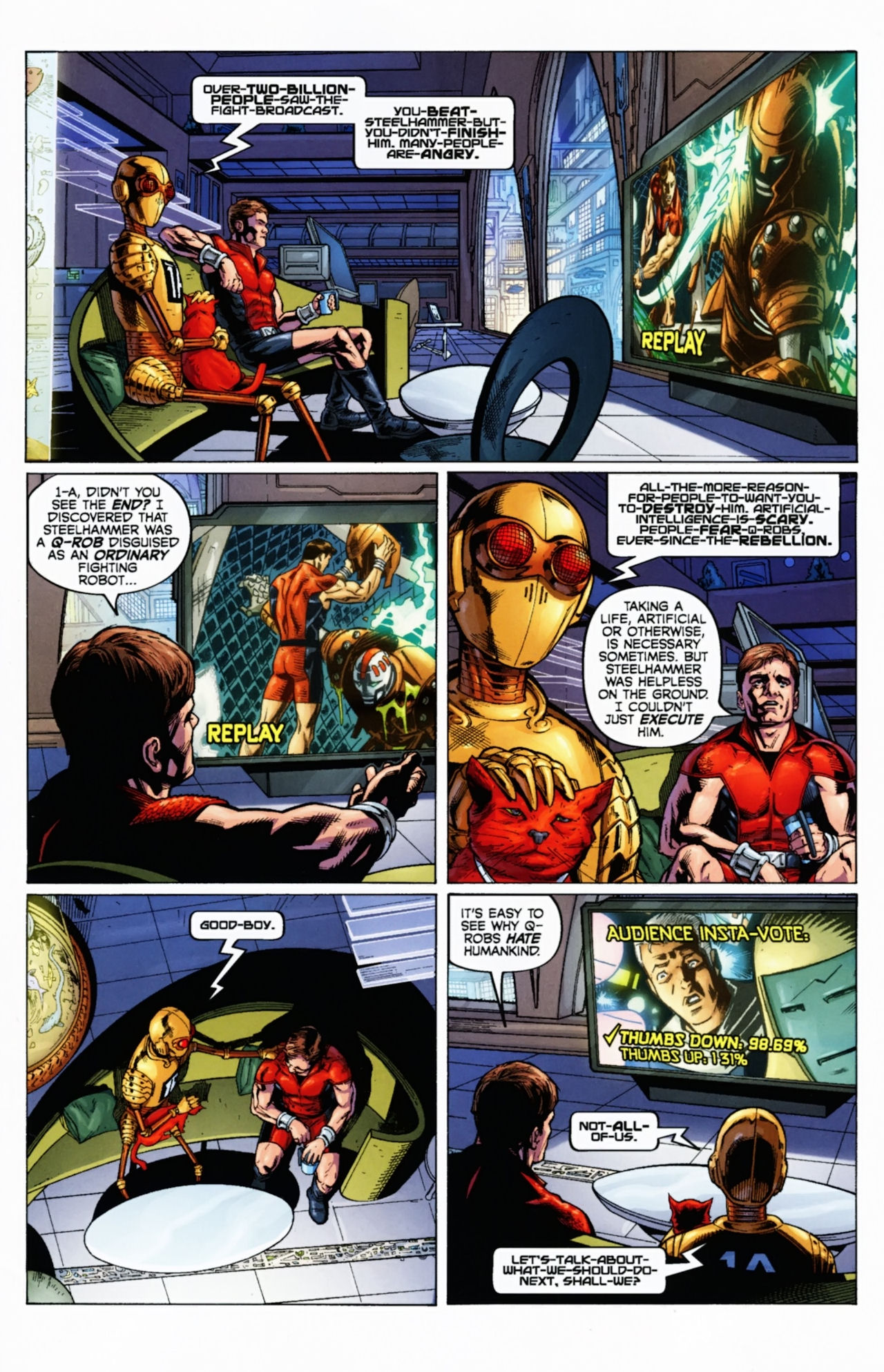 Read online Magnus, Robot Fighter (2010) comic -  Issue #4 - 5