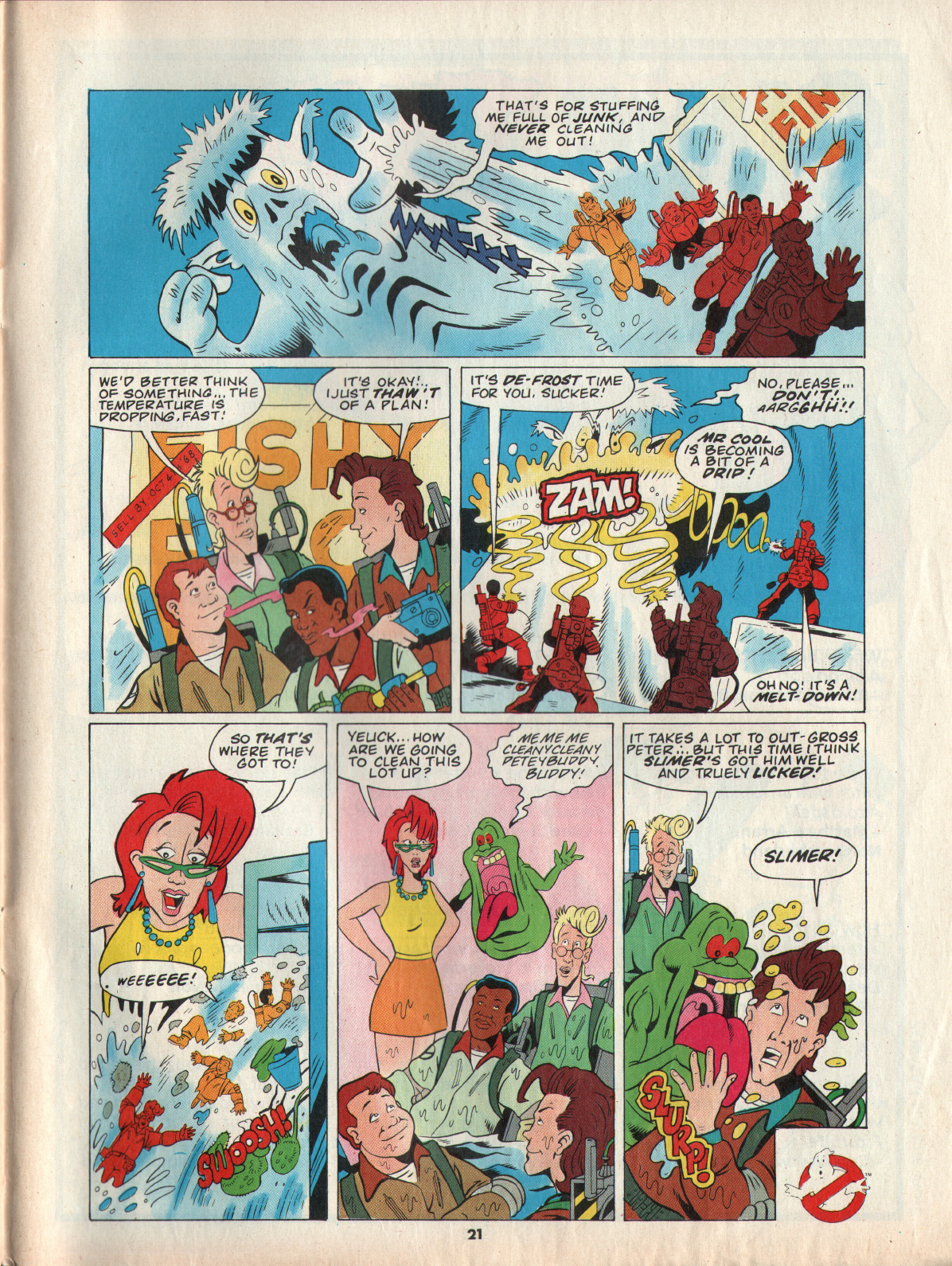 Read online The Real Ghostbusters comic -  Issue #21 - 21