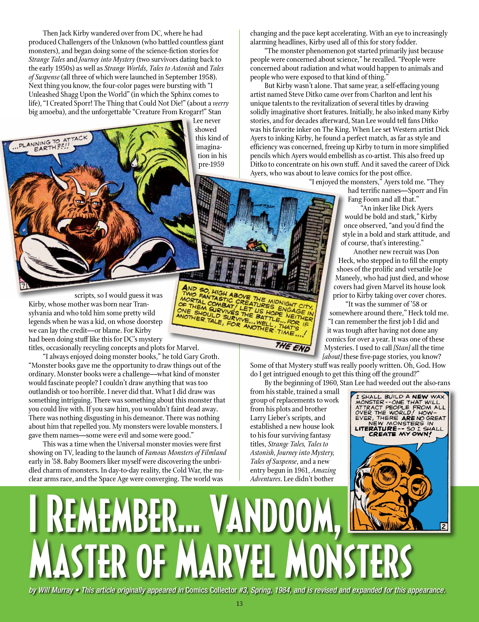 Read online The Jack Kirby Collector comic -  Issue #77 - 15