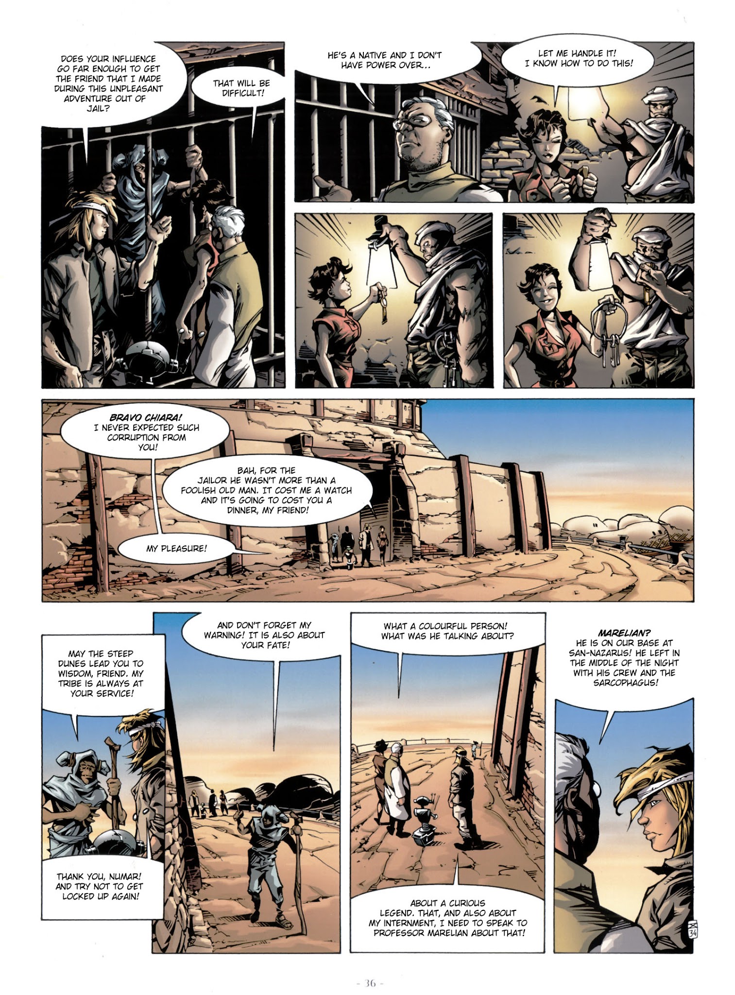 Read online Aquablue comic -  Issue #10 - 37