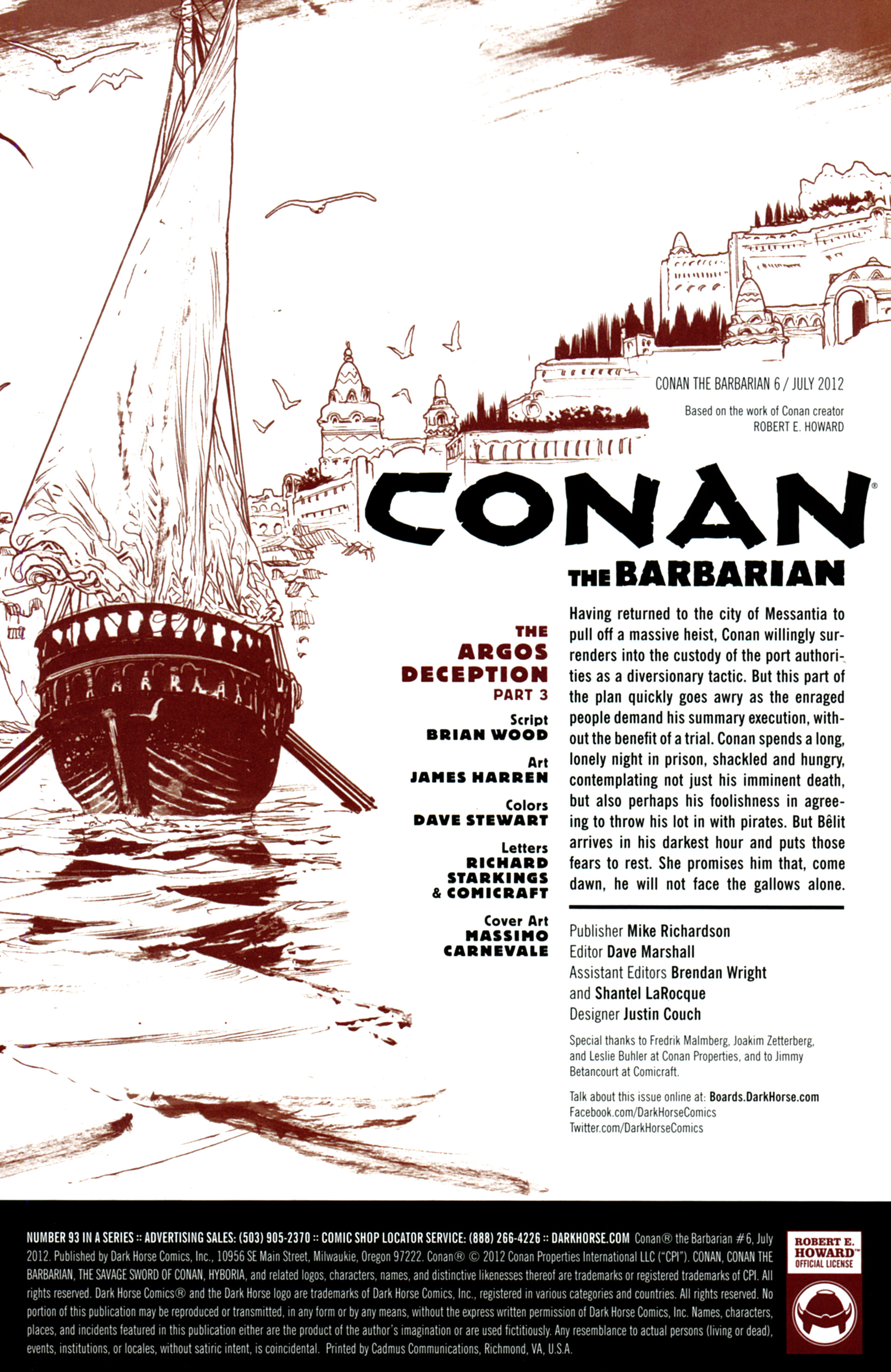 Read online Conan the Barbarian (2012) comic -  Issue #6 - 2