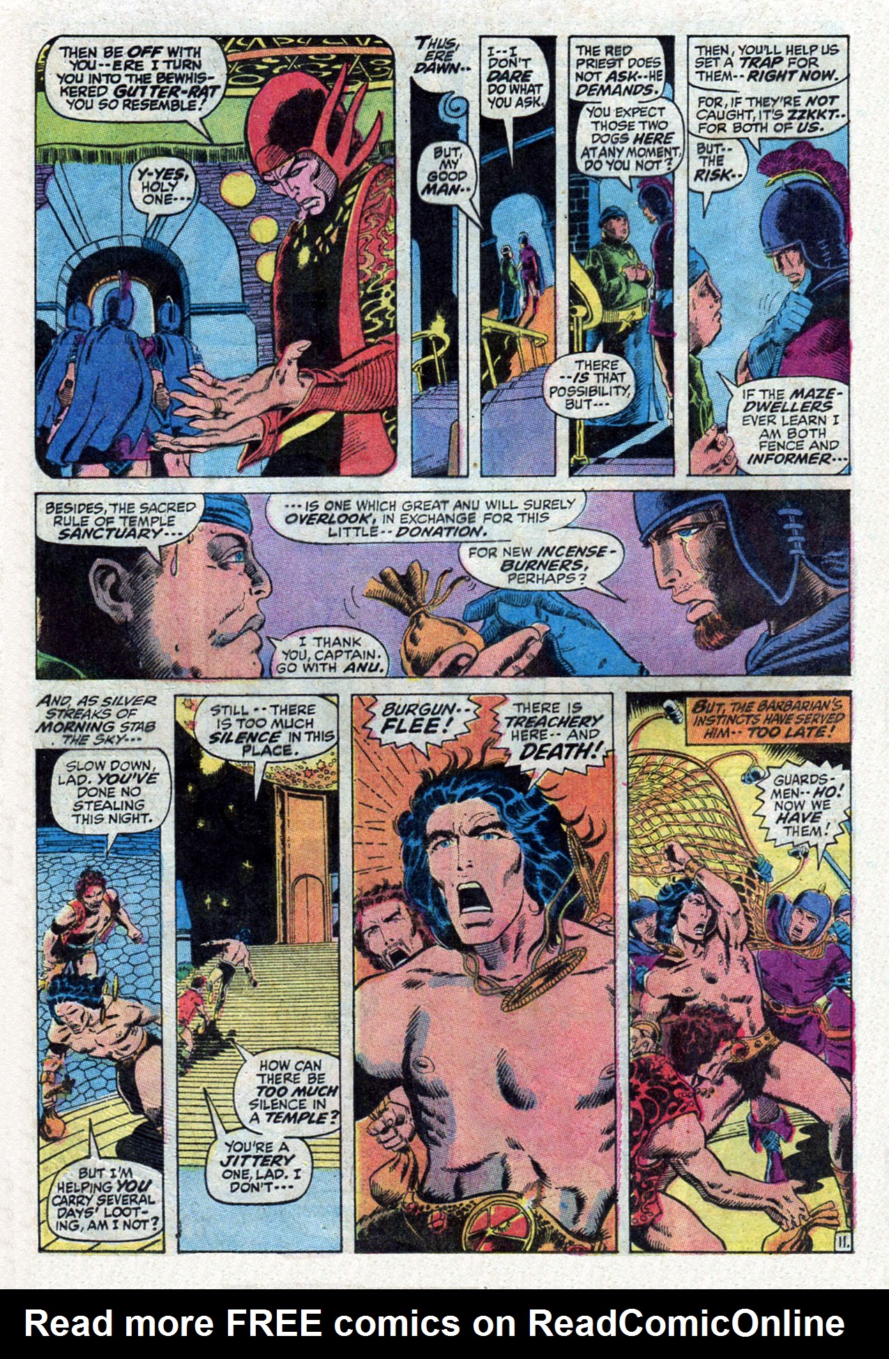 Read online Conan the Barbarian (1970) comic -  Issue #10 - 14