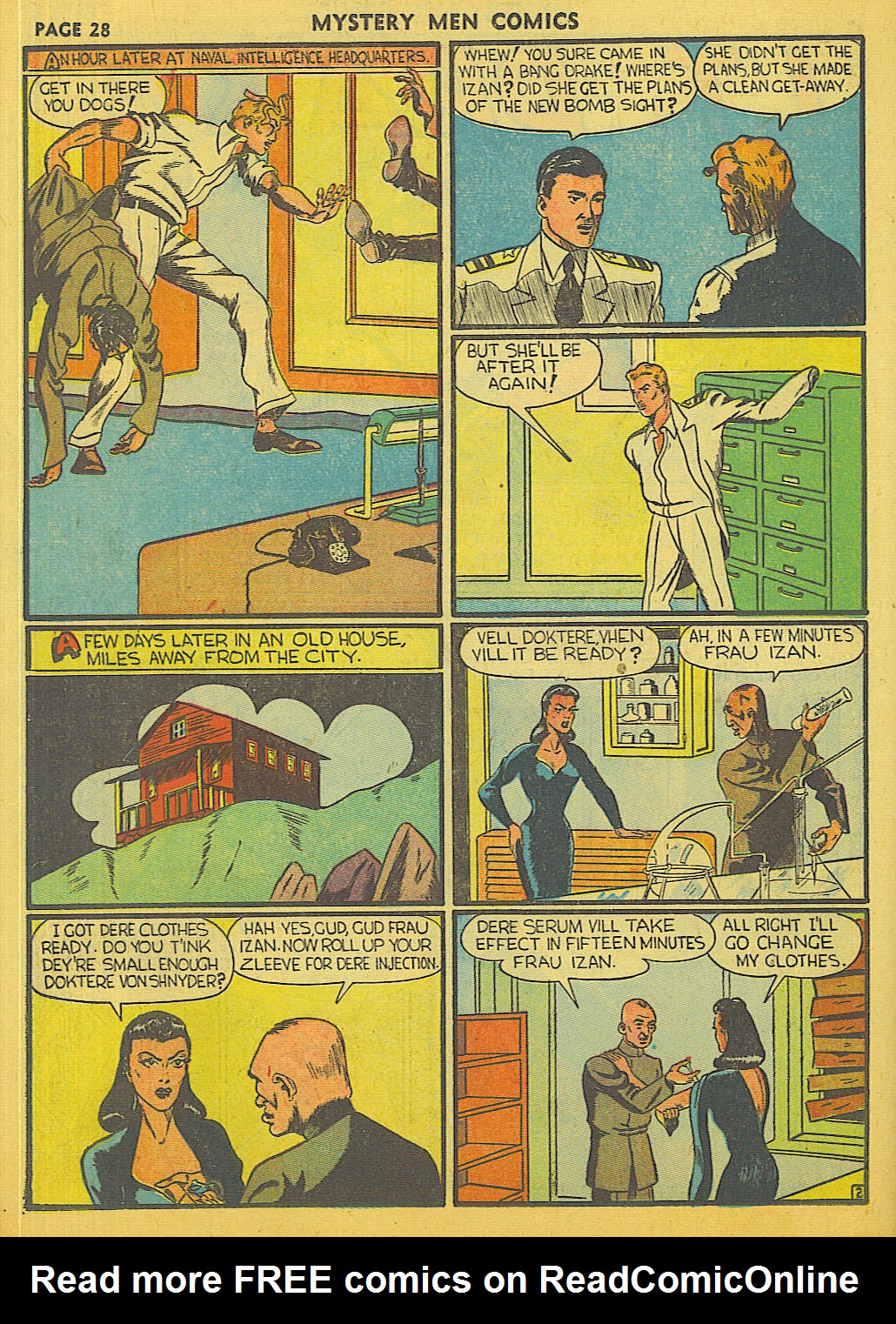 Read online Mystery Men Comics comic -  Issue #23 - 30