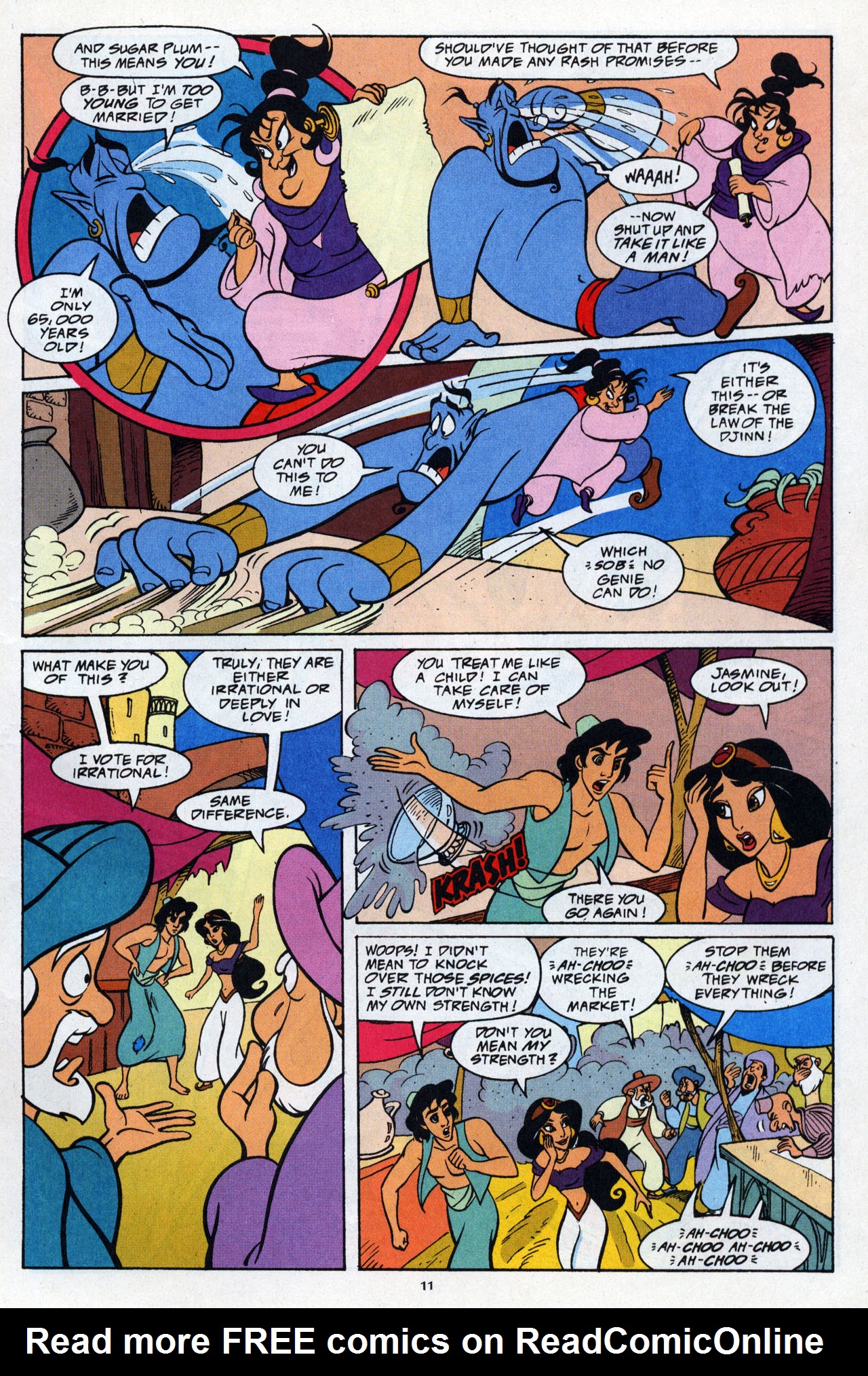 Read online Disney's Aladdin comic -  Issue #8 - 13