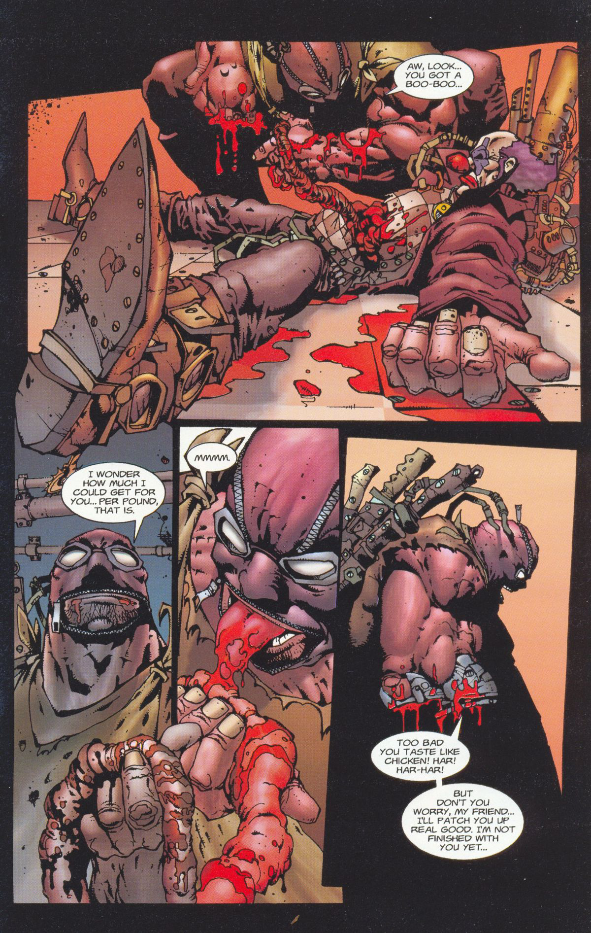 Read online Dead or Alive -- A Cyberpunk Western comic -  Issue #1 - 21
