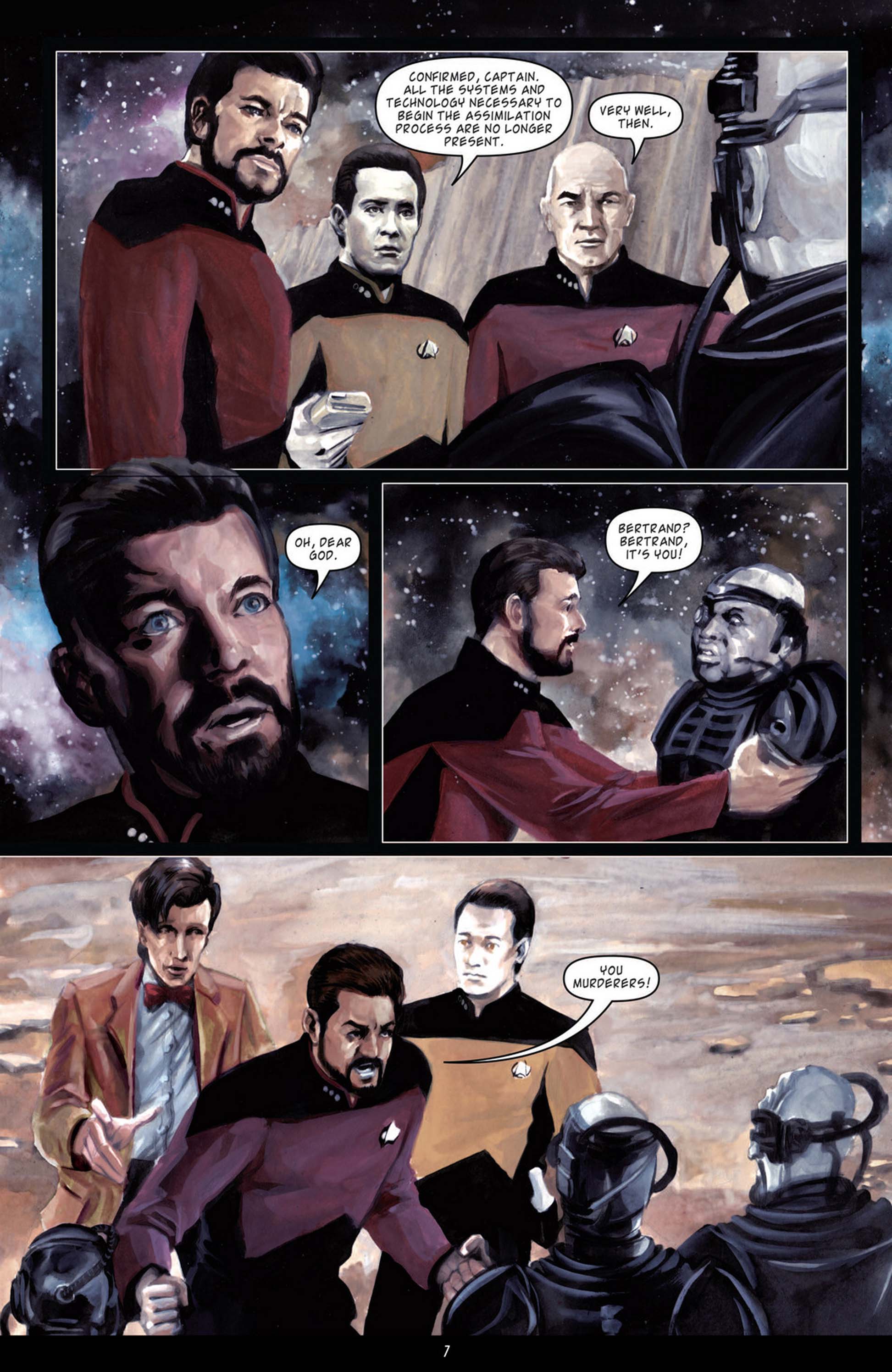 Read online Star Trek: The Next Generation/Doctor Who: Assimilation² comic -  Issue #6 - 10