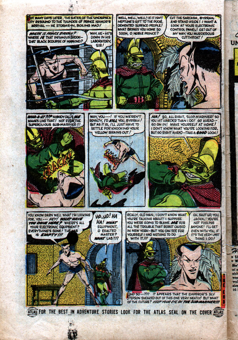 Read online Sub-Mariner Comics comic -  Issue #37 - 32