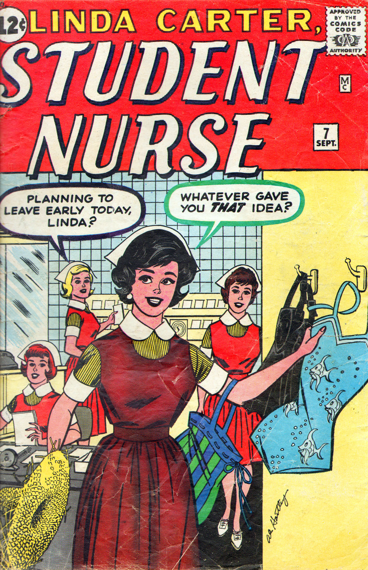 Read online Linda Carter, Student Nurse comic -  Issue #7 - 1