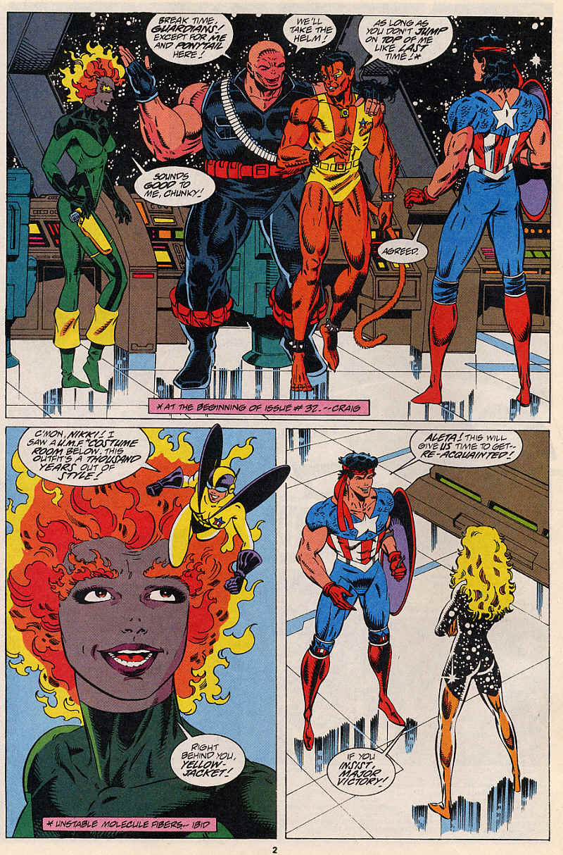 Read online Guardians of the Galaxy (1990) comic -  Issue #38 - 3