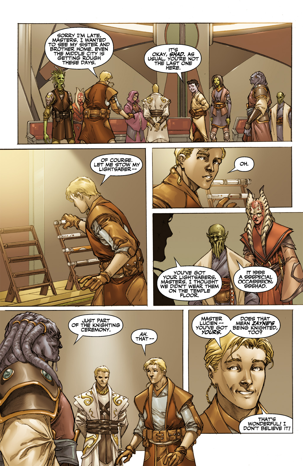 Read online Star Wars: Knights Of The Old Republic comic -  Issue #6 - 8