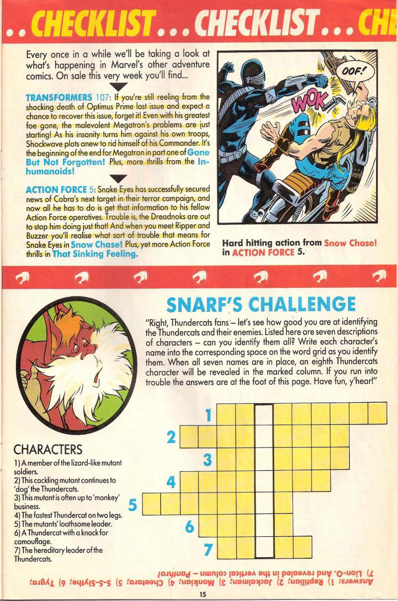 Read online ThunderCats (1987) comic -  Issue #3 - 14