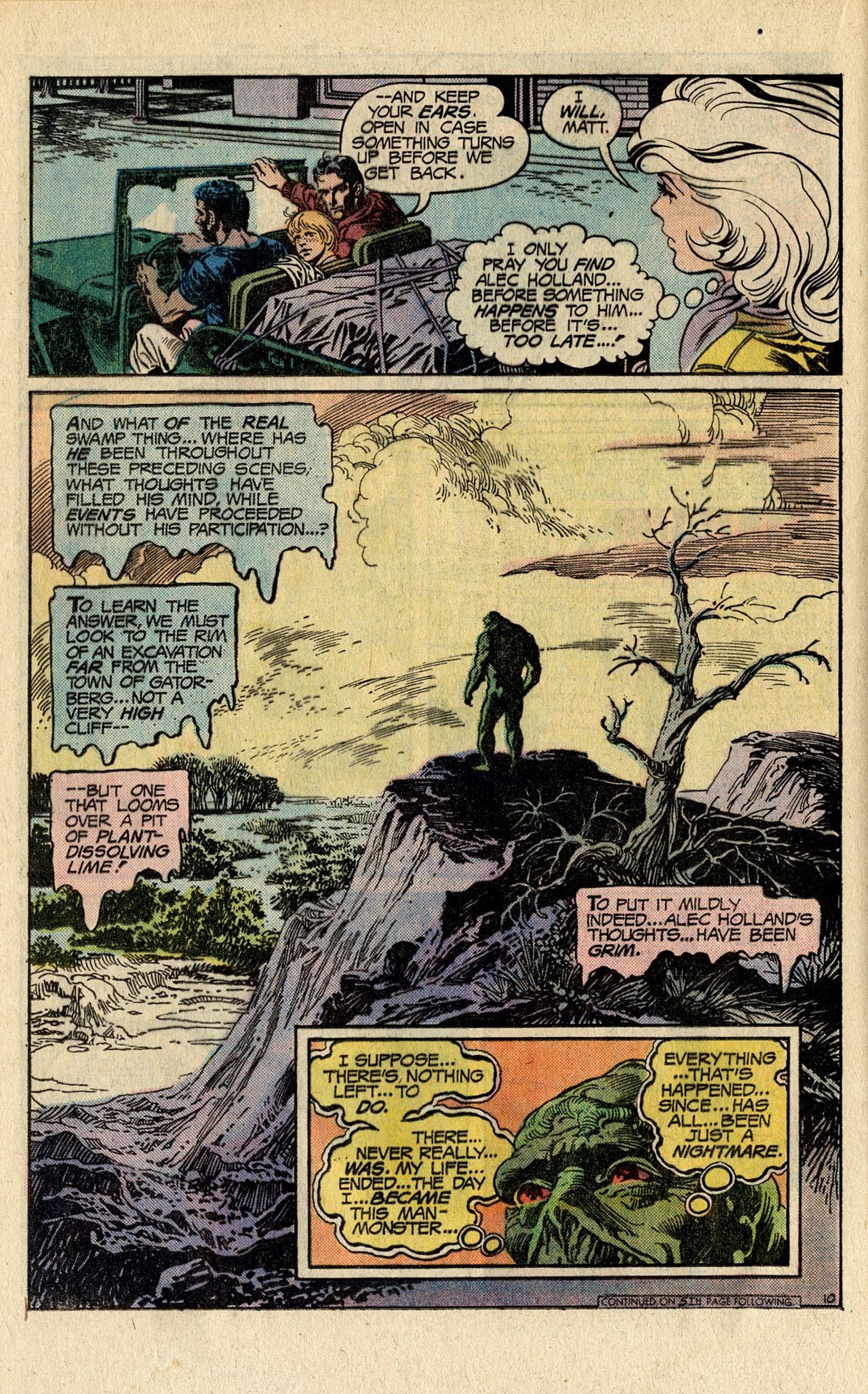 Read online Swamp Thing (1972) comic -  Issue #19 - 16