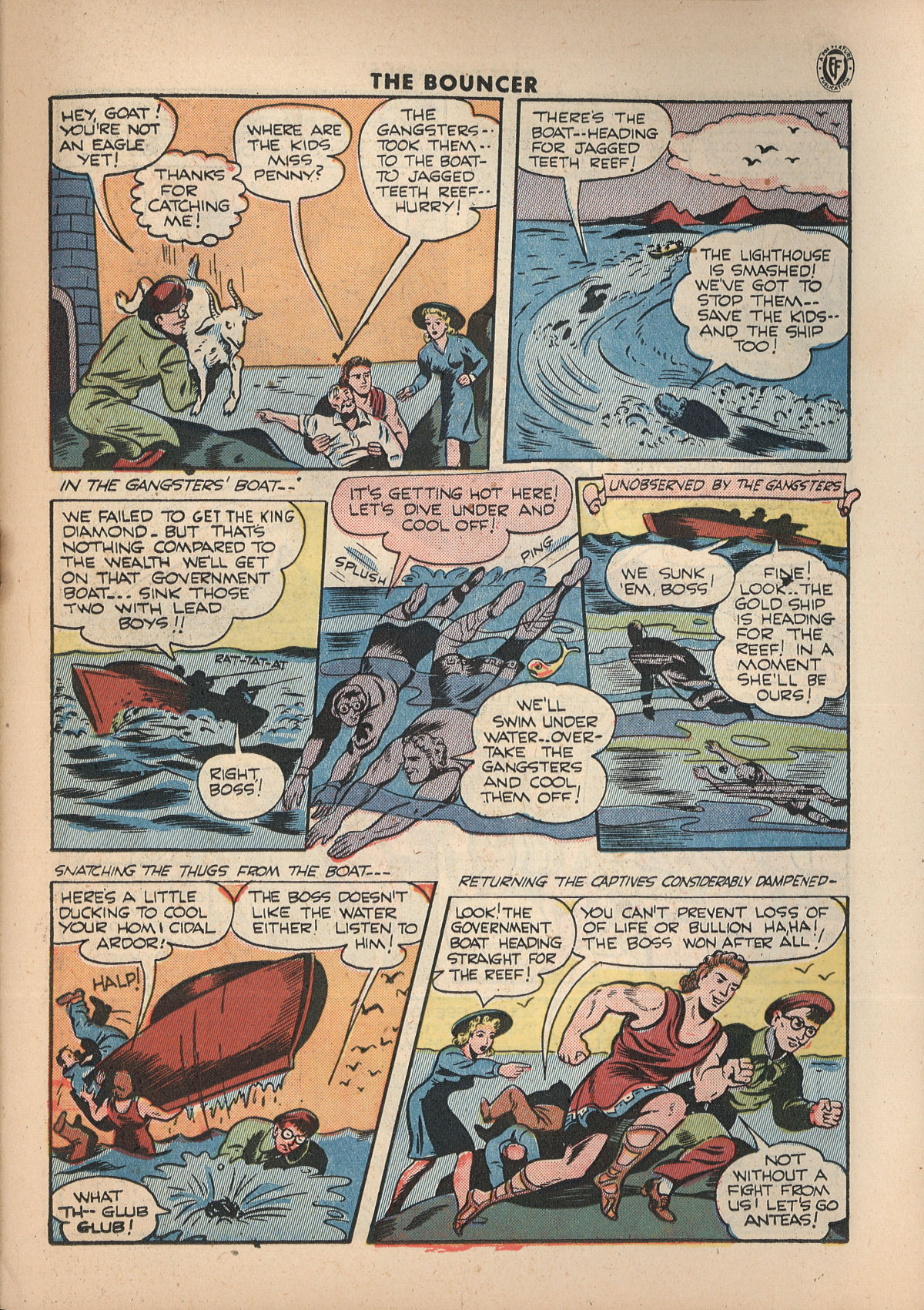 Read online The Bouncer (1944) comic -  Issue #13 - 11