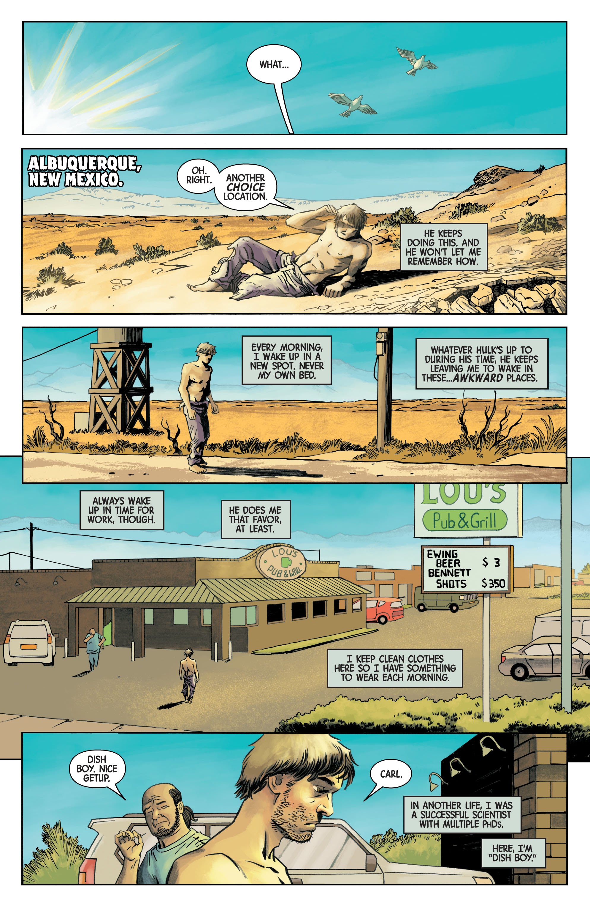 Read online Immortal Hulk: Flatline comic -  Issue #1 - 5