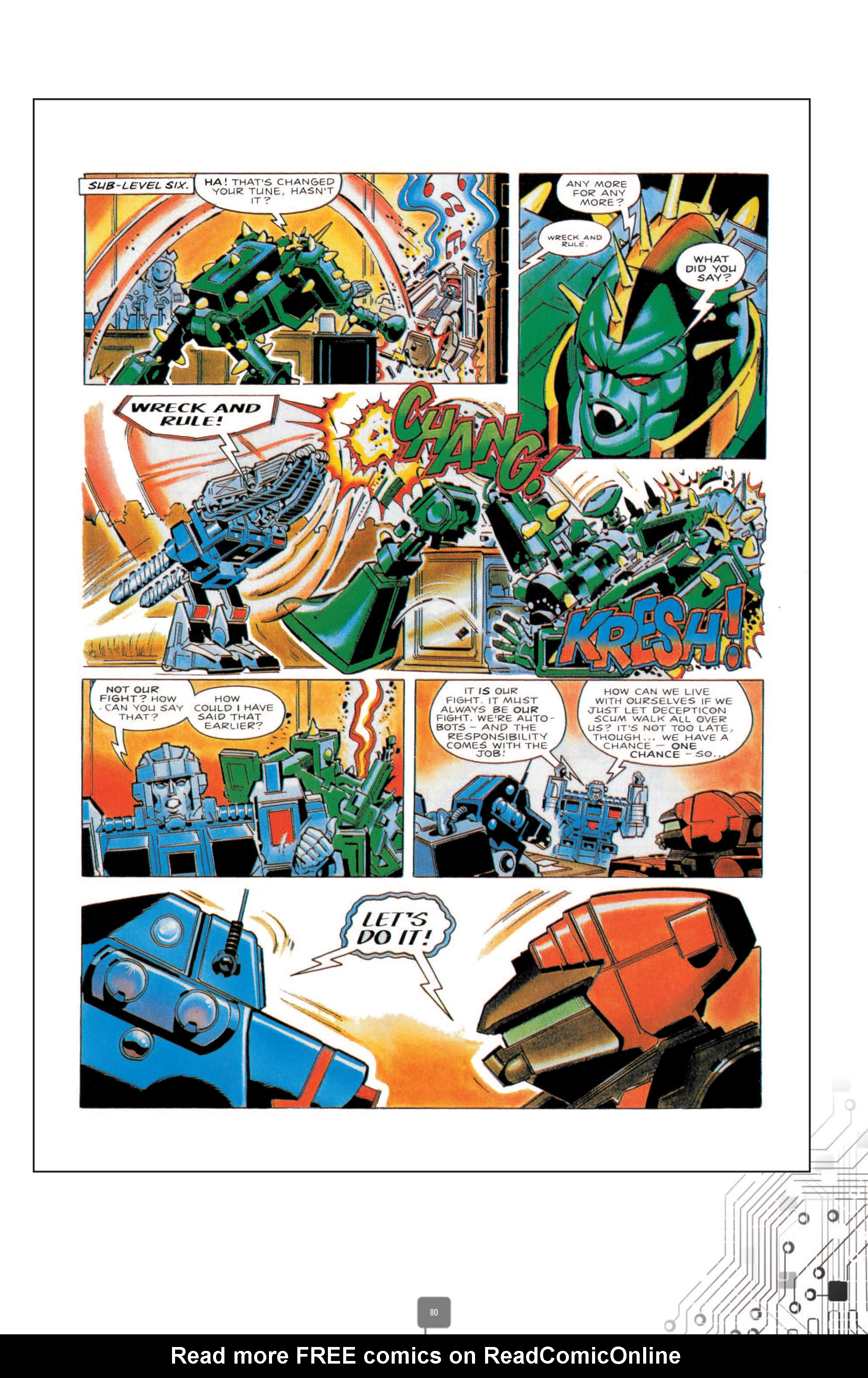 Read online The Transformers Classics UK comic -  Issue # TPB 3 - 81