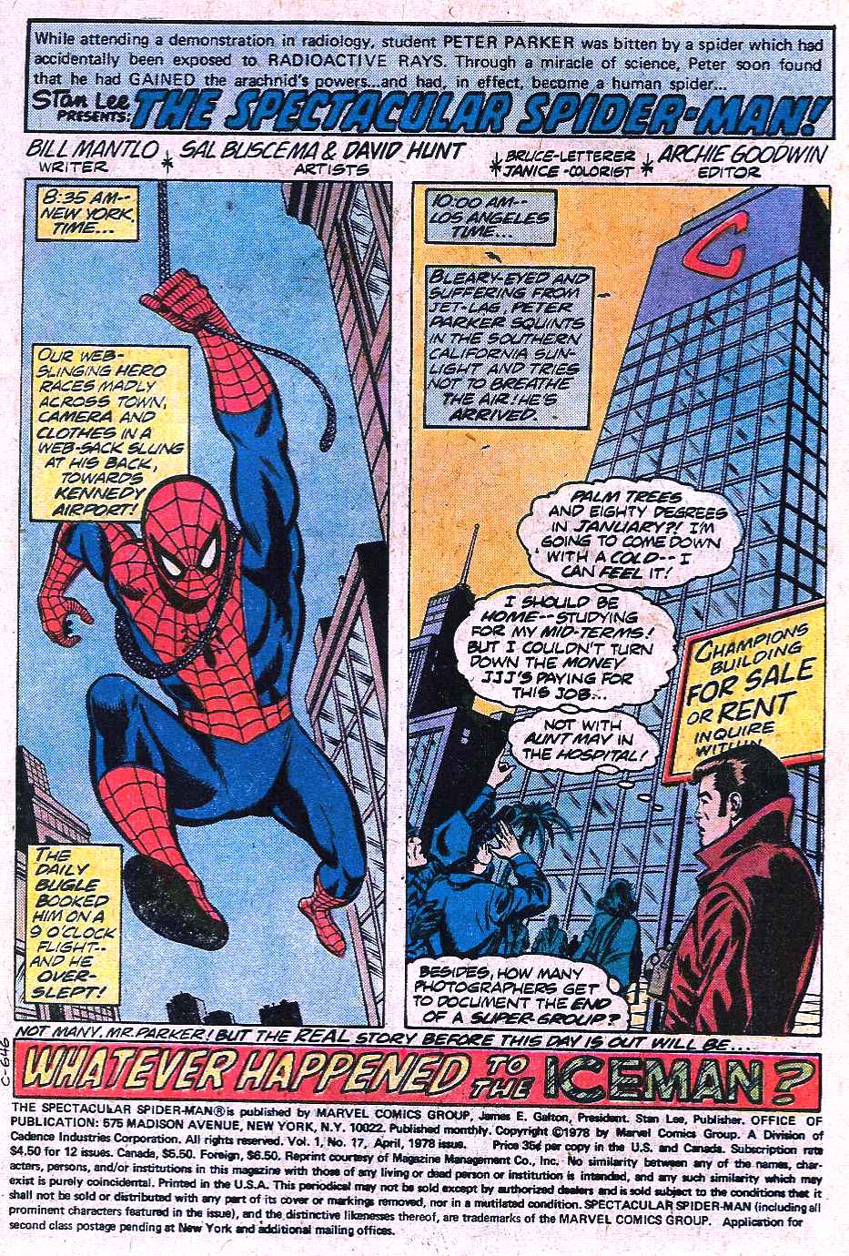 Read online The Spectacular Spider-Man (1976) comic -  Issue #17 - 2